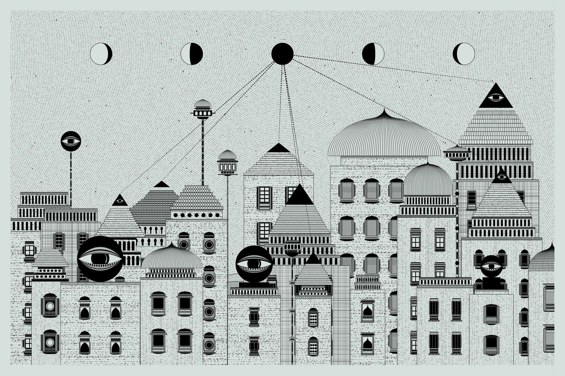 Art Blocks - Art Blocks v2 - Alan Ki Aankhen #191 - NFT # 333000191