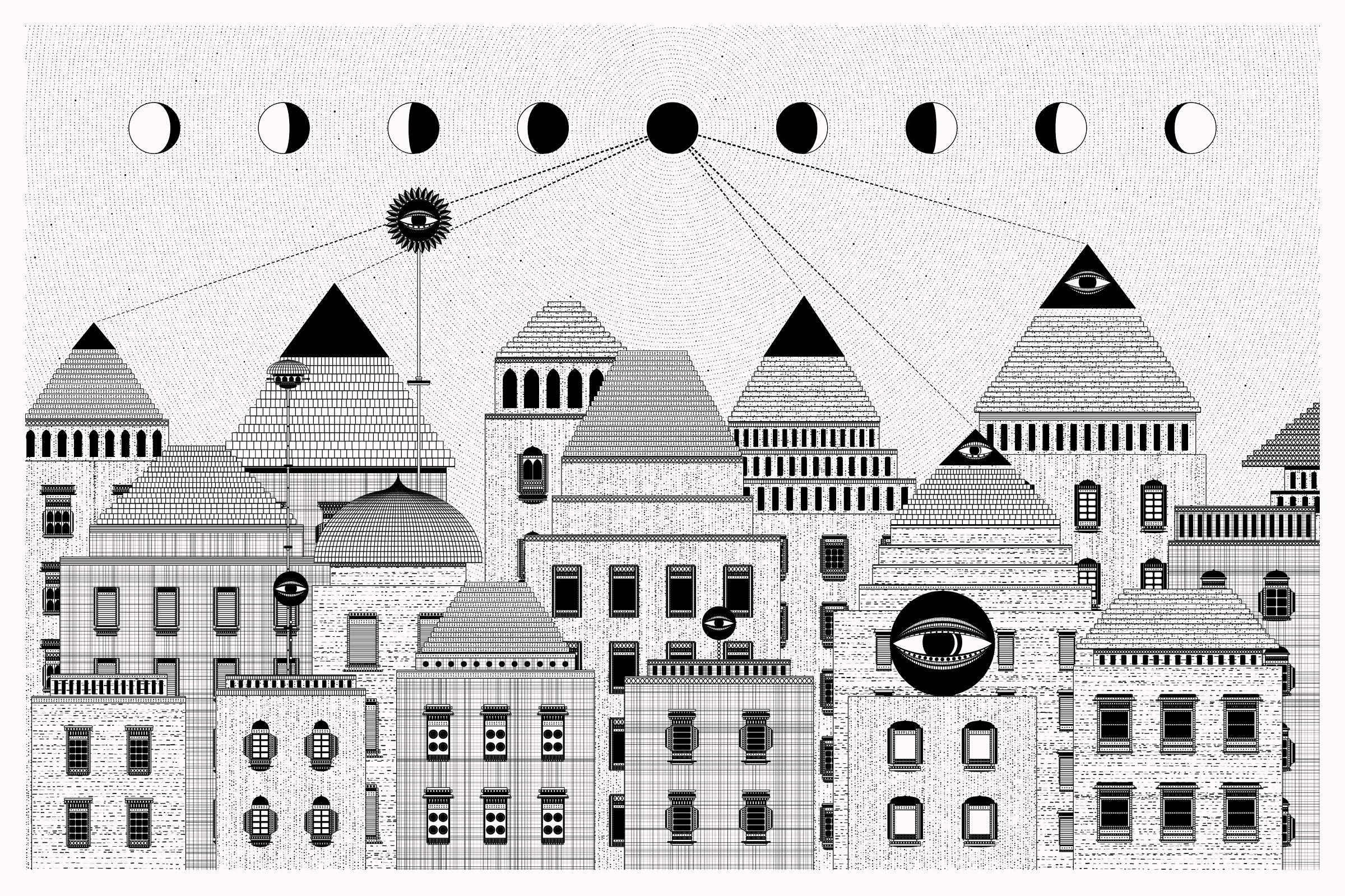 Art Blocks - Art Blocks v2 - Alan Ki Aankhen #199 - NFT # 333000199