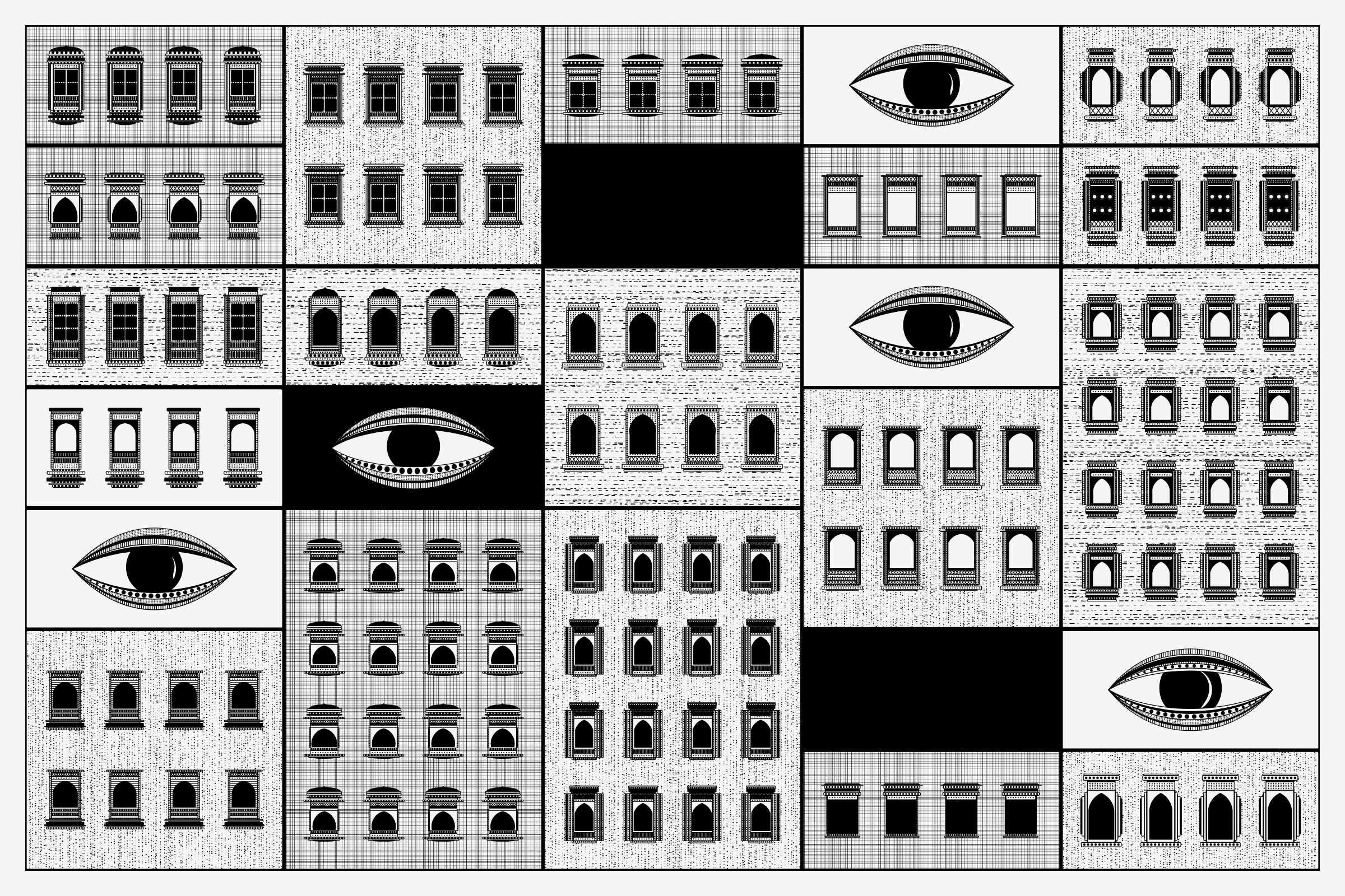Art Blocks - Art Blocks v2 - Alan Ki Aankhen #201 - NFT # 333000201