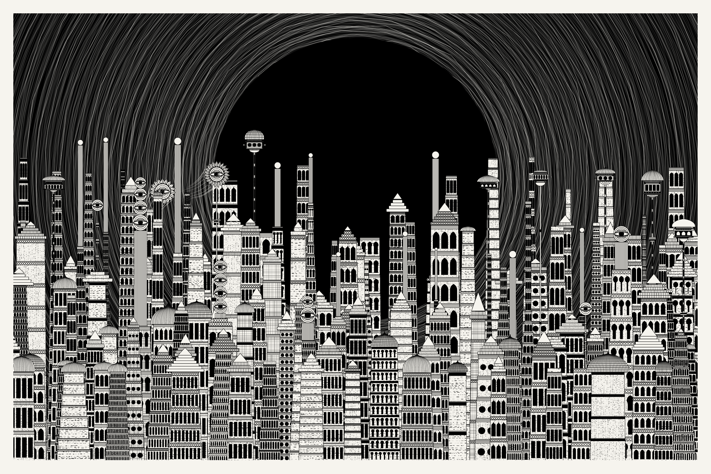 Art Blocks - Art Blocks v2 - Alan Ki Aankhen #202 - NFT # 333000202