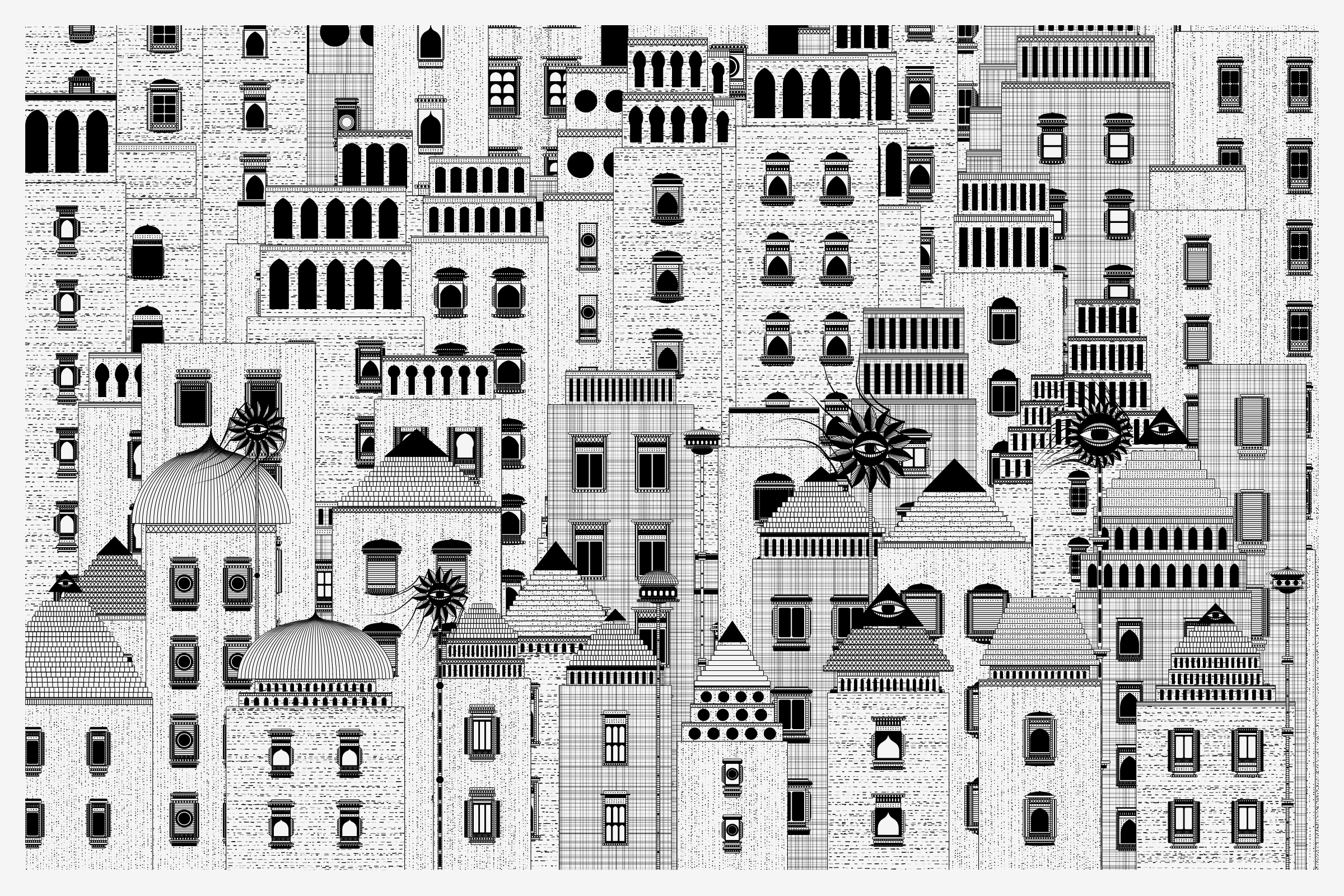 Art Blocks - Art Blocks v2 - Alan Ki Aankhen #203 - NFT # 333000203