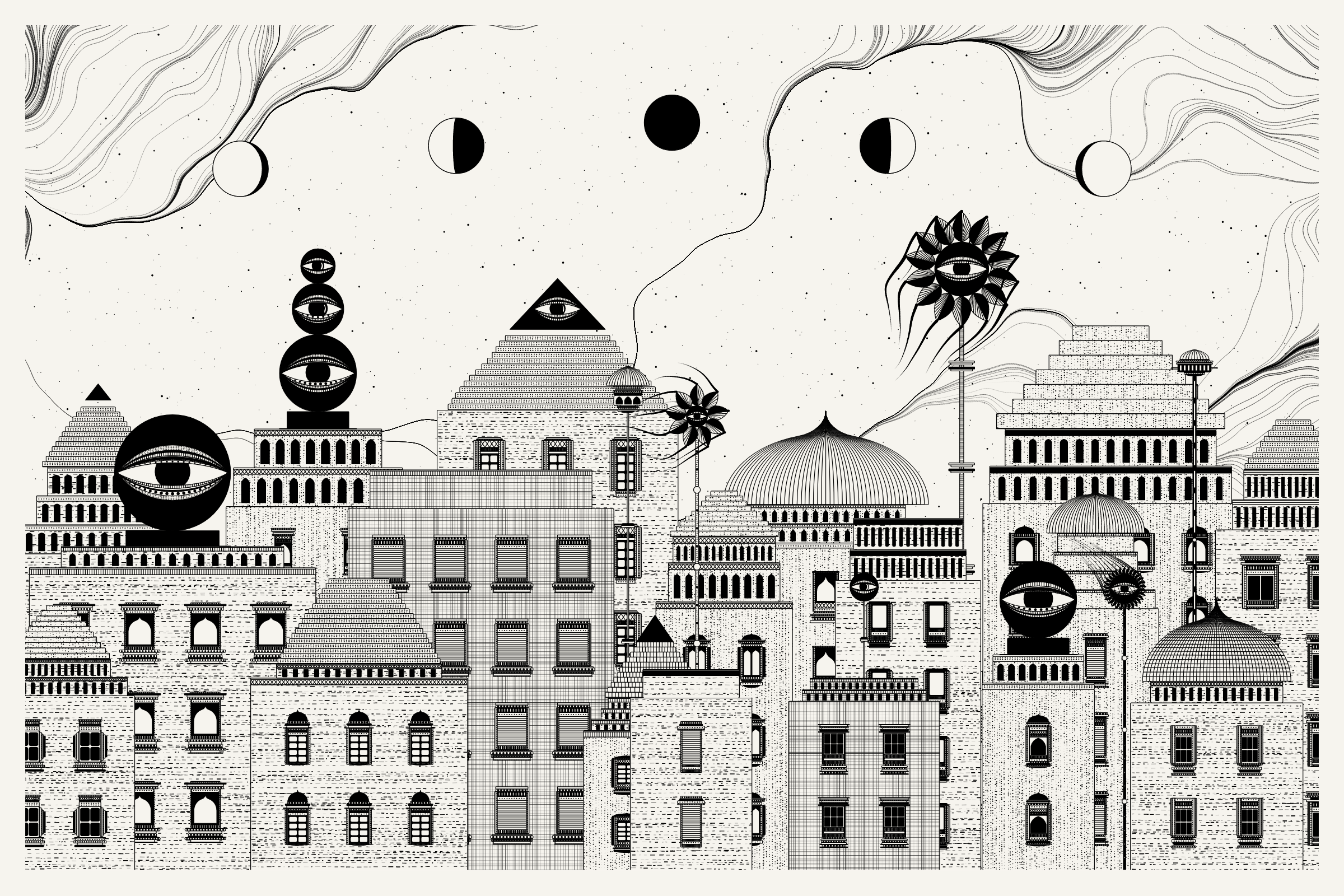 Art Blocks - Art Blocks v2 - Alan Ki Aankhen #204 - NFT # 333000204