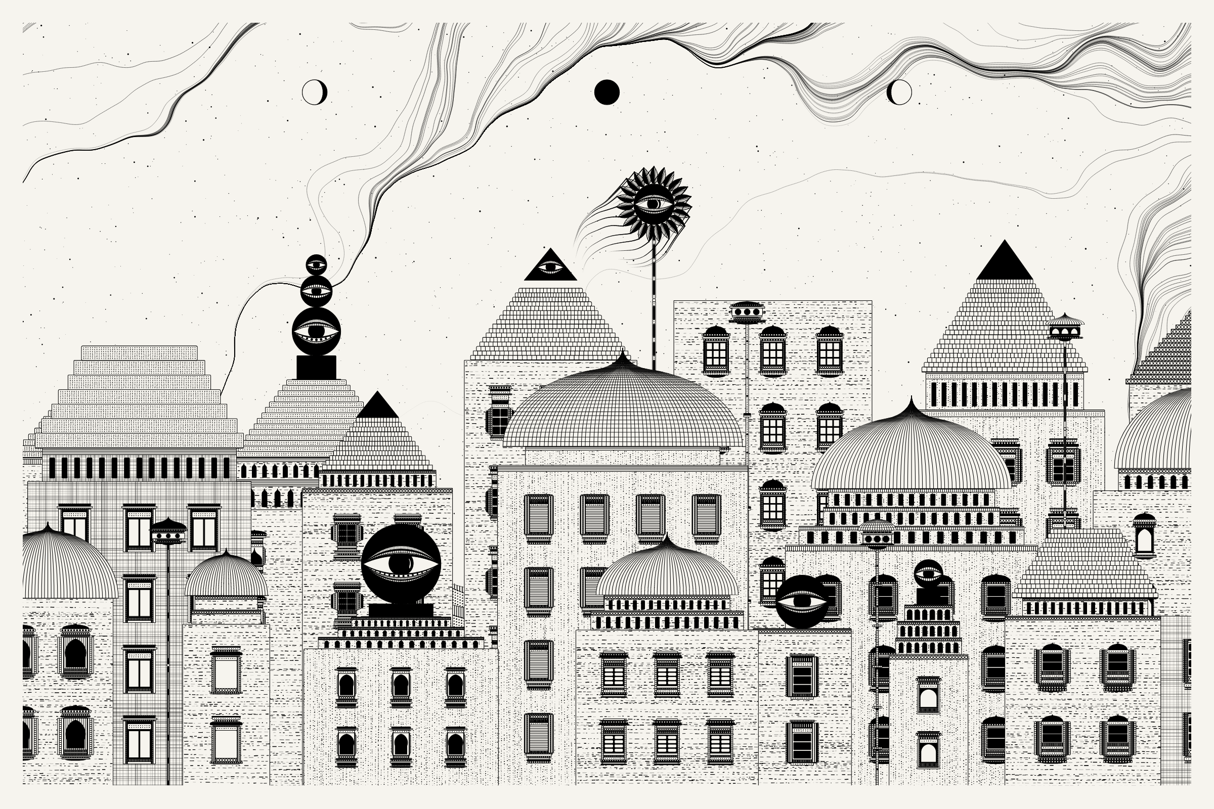 Art Blocks - Art Blocks v2 - Alan Ki Aankhen #211 - NFT # 333000211