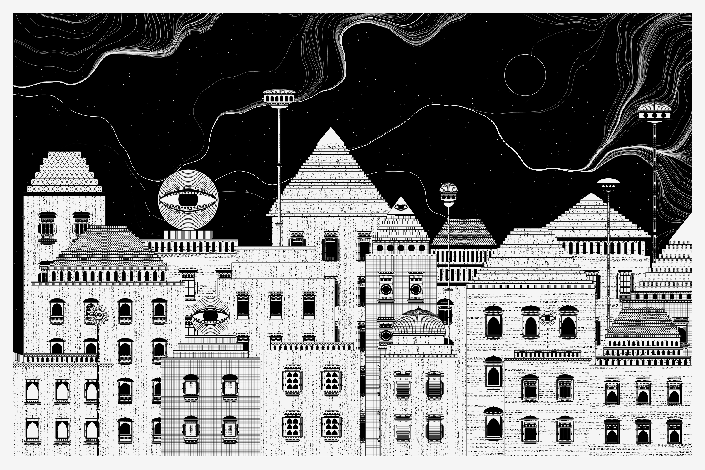 Art Blocks - Art Blocks v2 - Alan Ki Aankhen #214 - NFT # 333000214