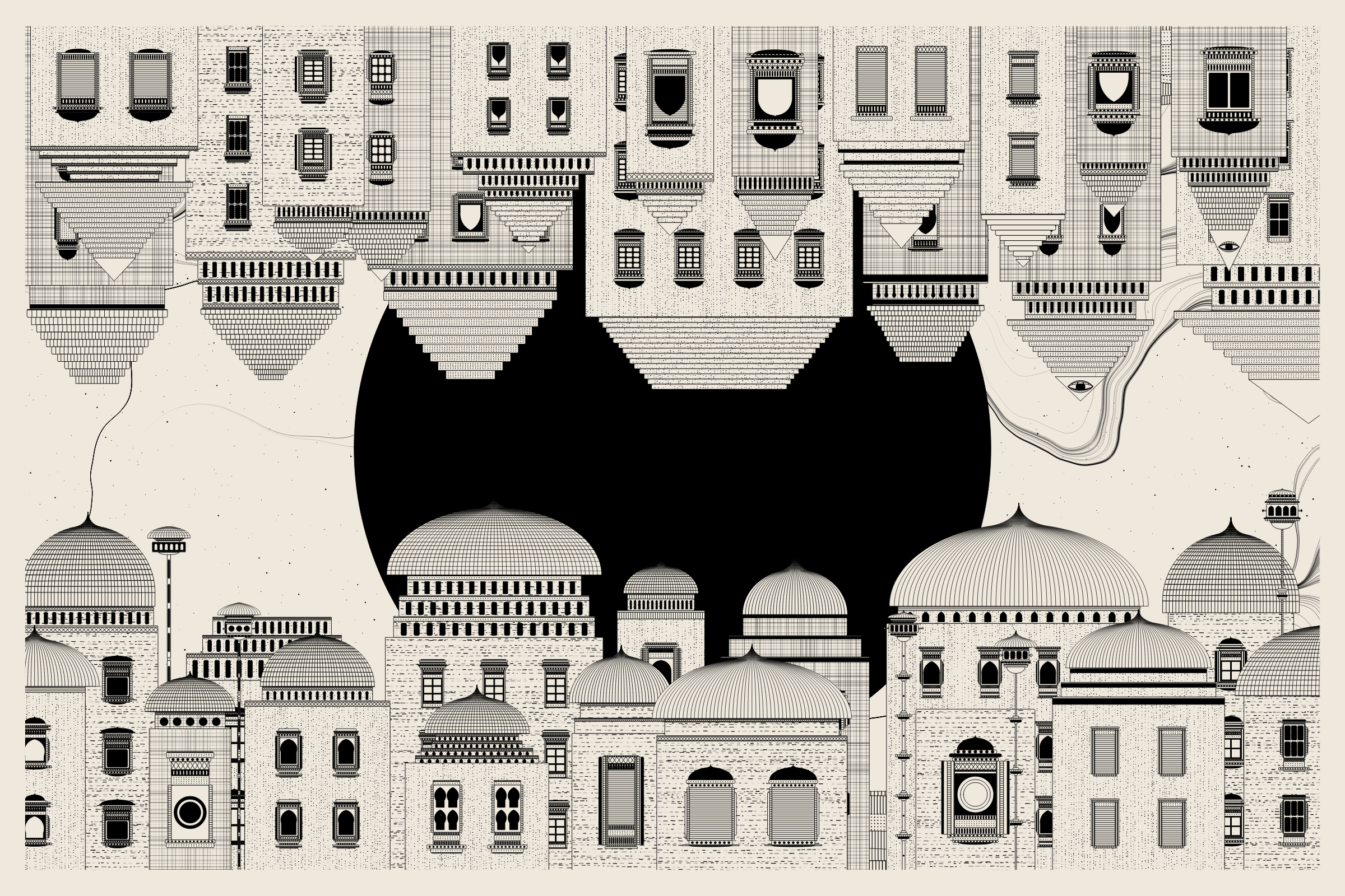 Art Blocks - Art Blocks v2 - Alan Ki Aankhen #215 - NFT # 333000215