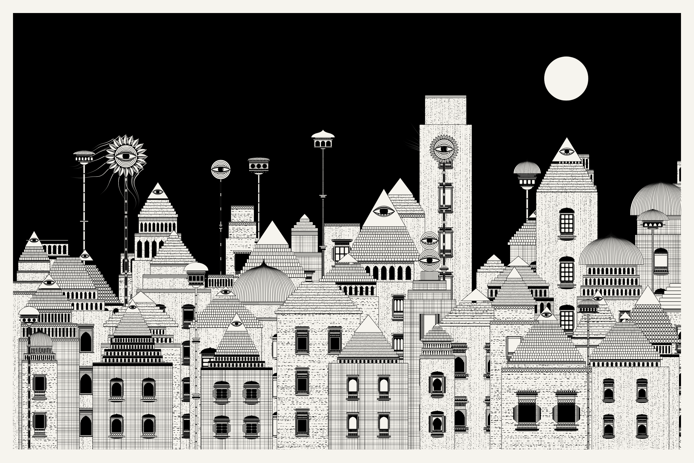 Art Blocks - Art Blocks v2 - Alan Ki Aankhen #222 - NFT # 333000222