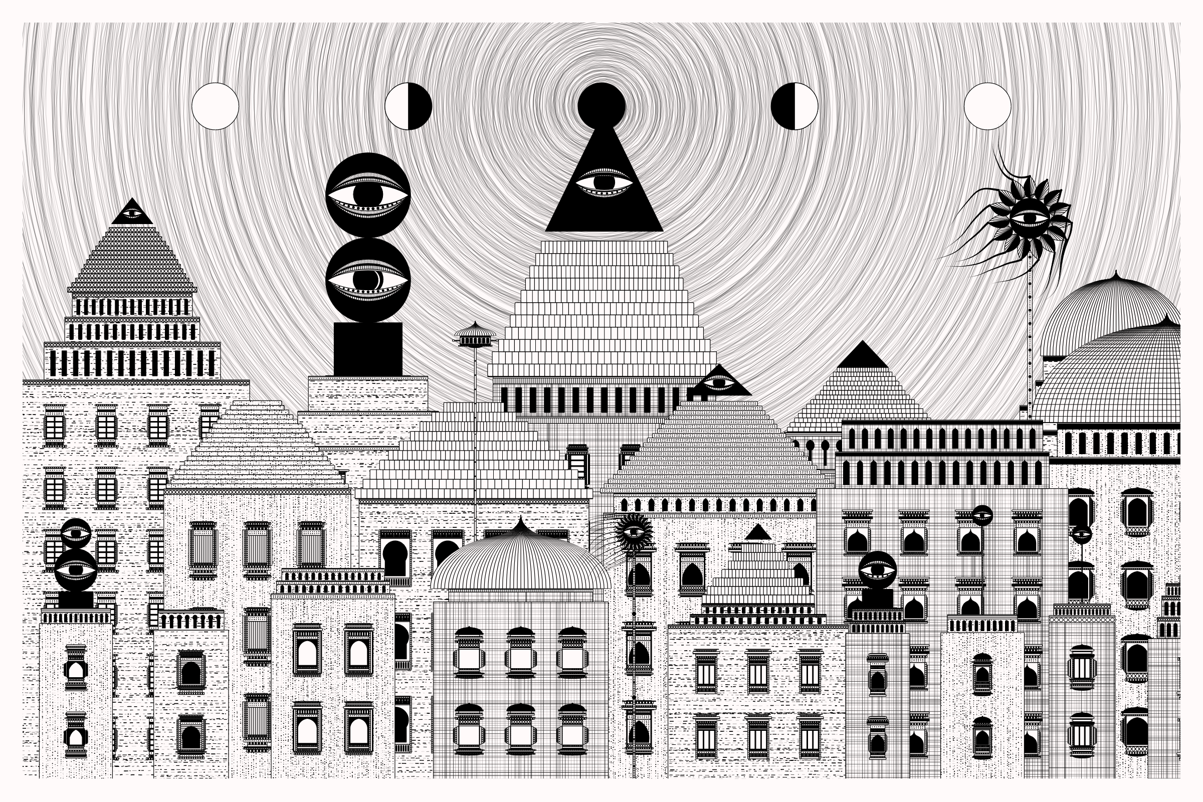 Art Blocks - Art Blocks v2 - Alan Ki Aankhen #224 - NFT # 333000224