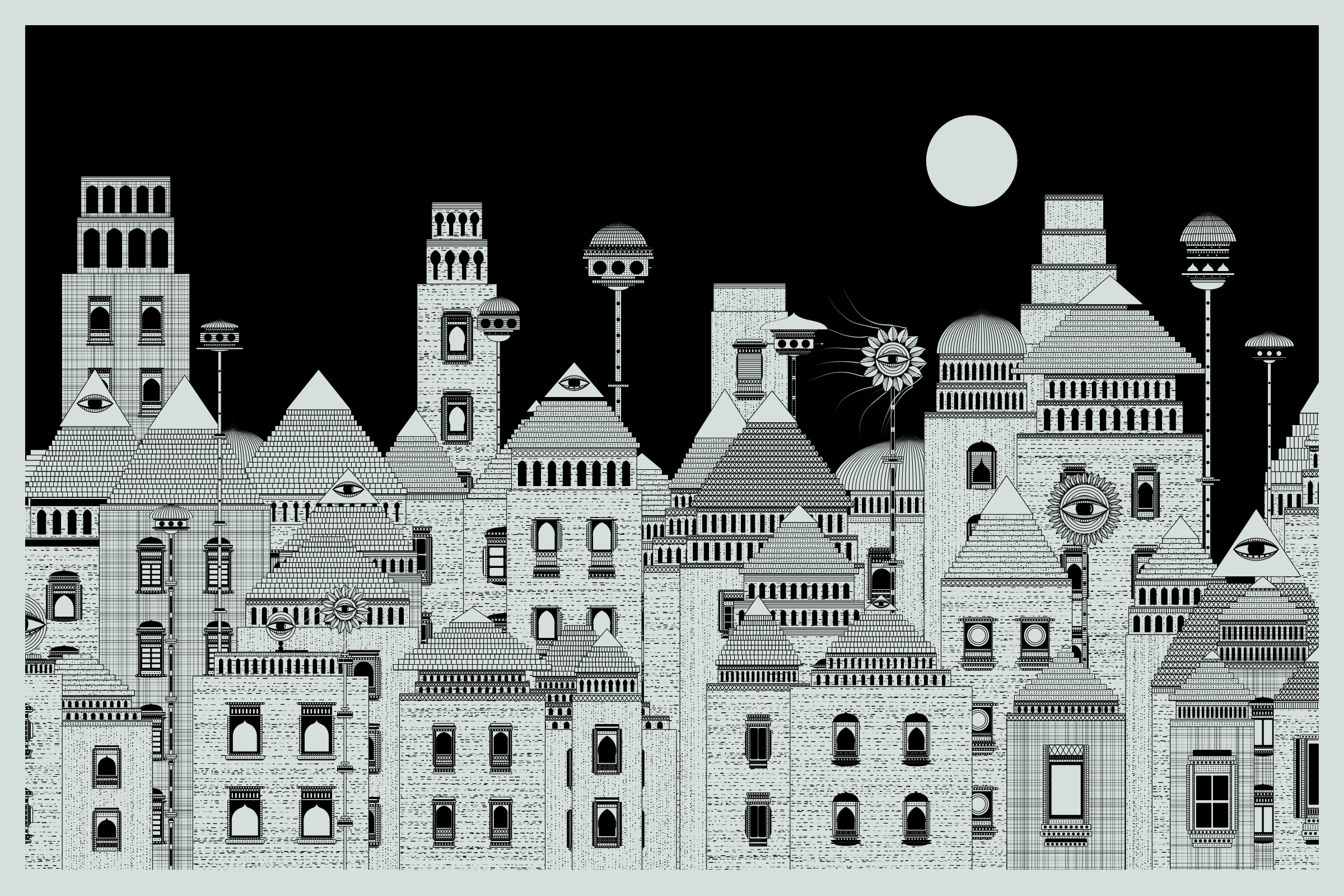 Art Blocks - Art Blocks v2 - Alan Ki Aankhen #226 - NFT # 333000226