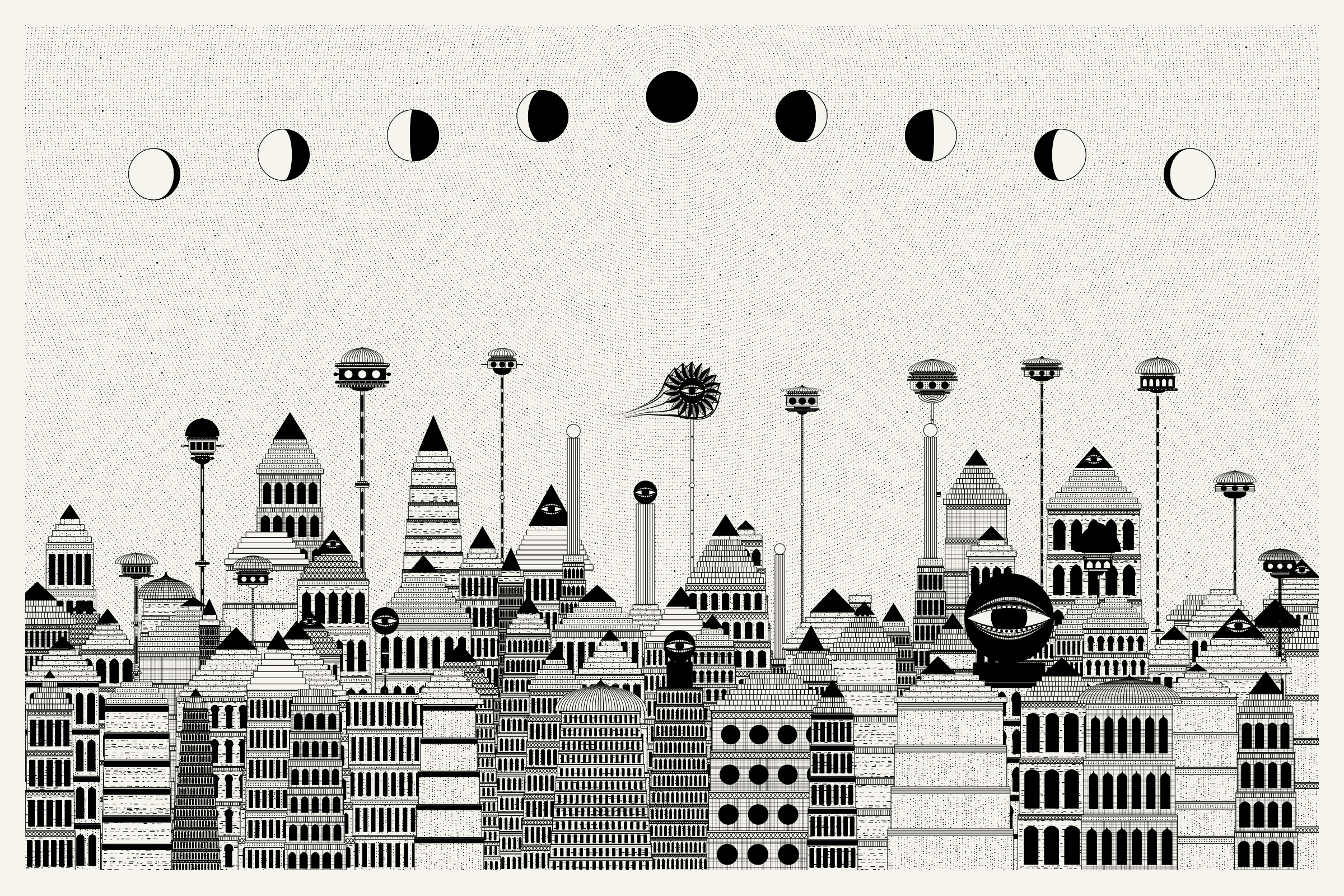 Art Blocks - Art Blocks v2 - Alan Ki Aankhen #227 - NFT # 333000227