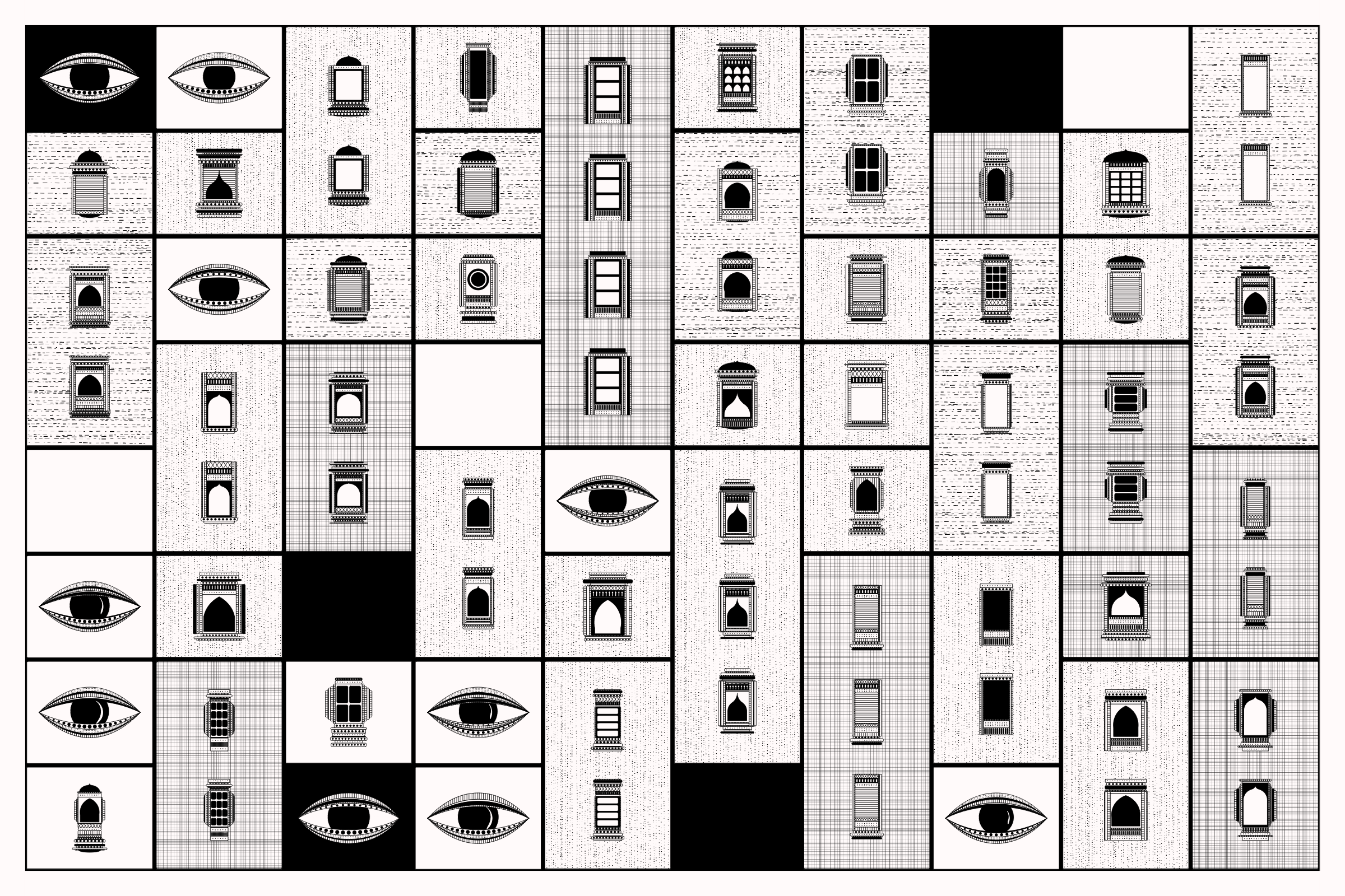Art Blocks - Art Blocks v2 - Alan Ki Aankhen #228 - NFT # 333000228