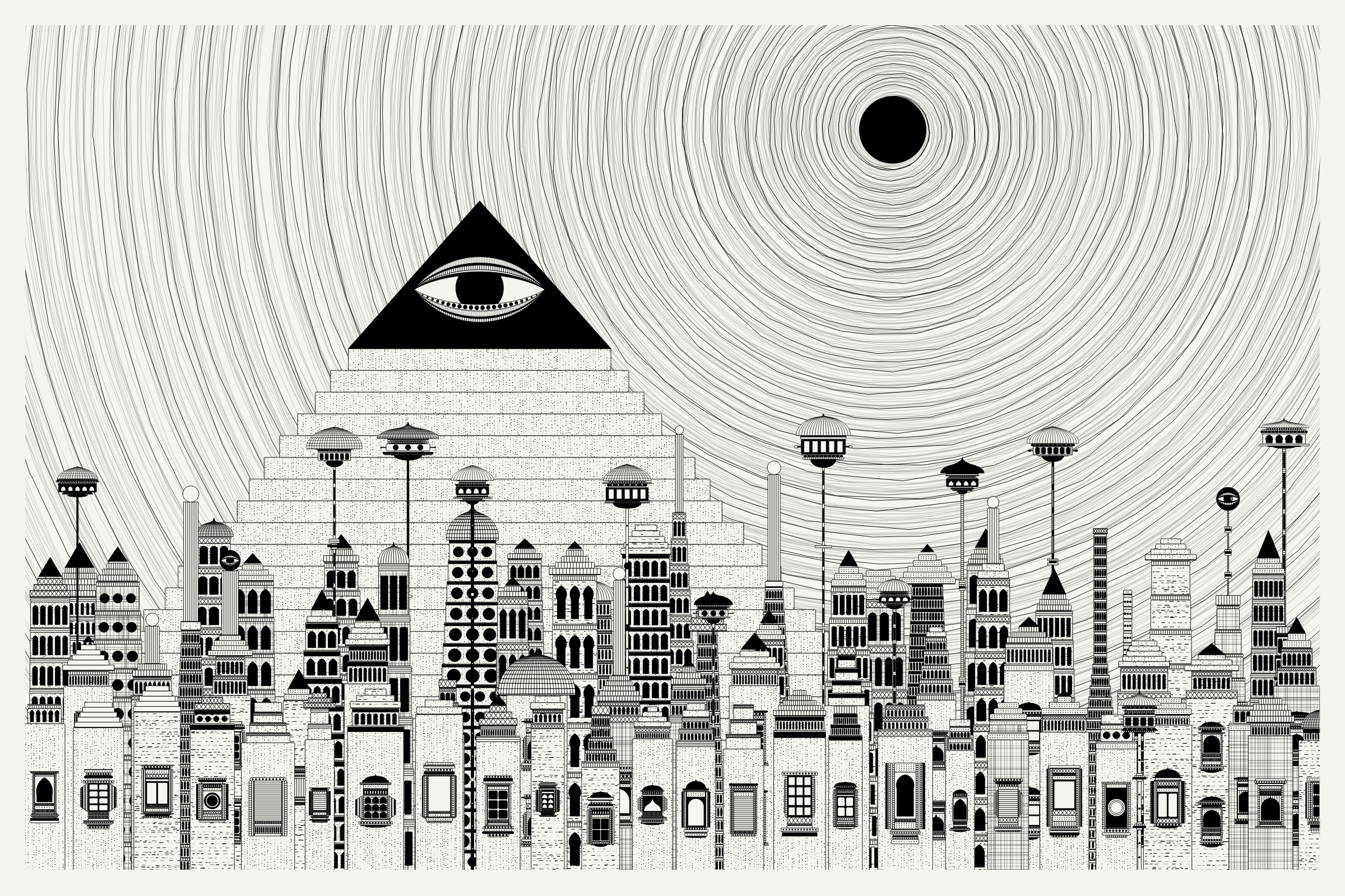 Art Blocks - Art Blocks v2 - Alan Ki Aankhen #229 - NFT # 333000229