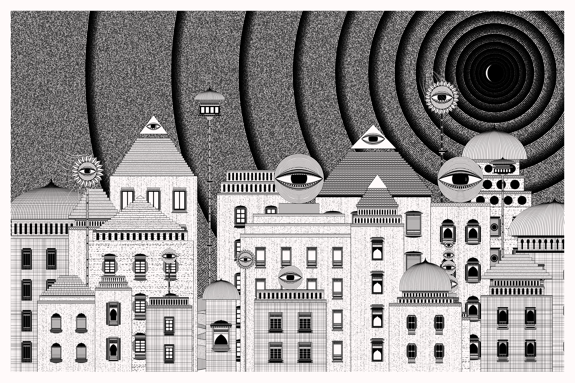 Art Blocks - Art Blocks v2 - Alan Ki Aankhen #230 - NFT # 333000230