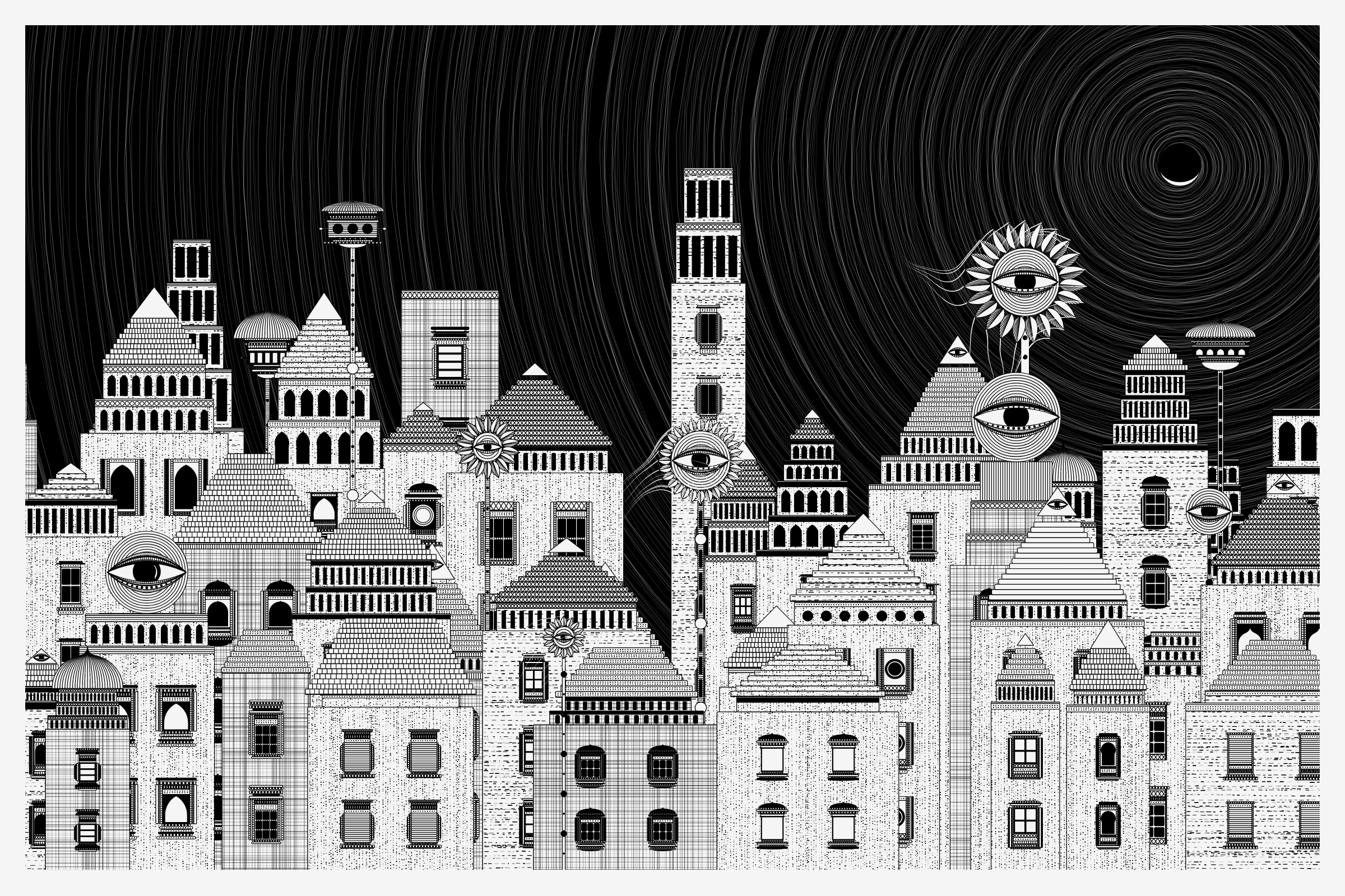 Art Blocks - Art Blocks v2 - Alan Ki Aankhen #236 - NFT # 333000236