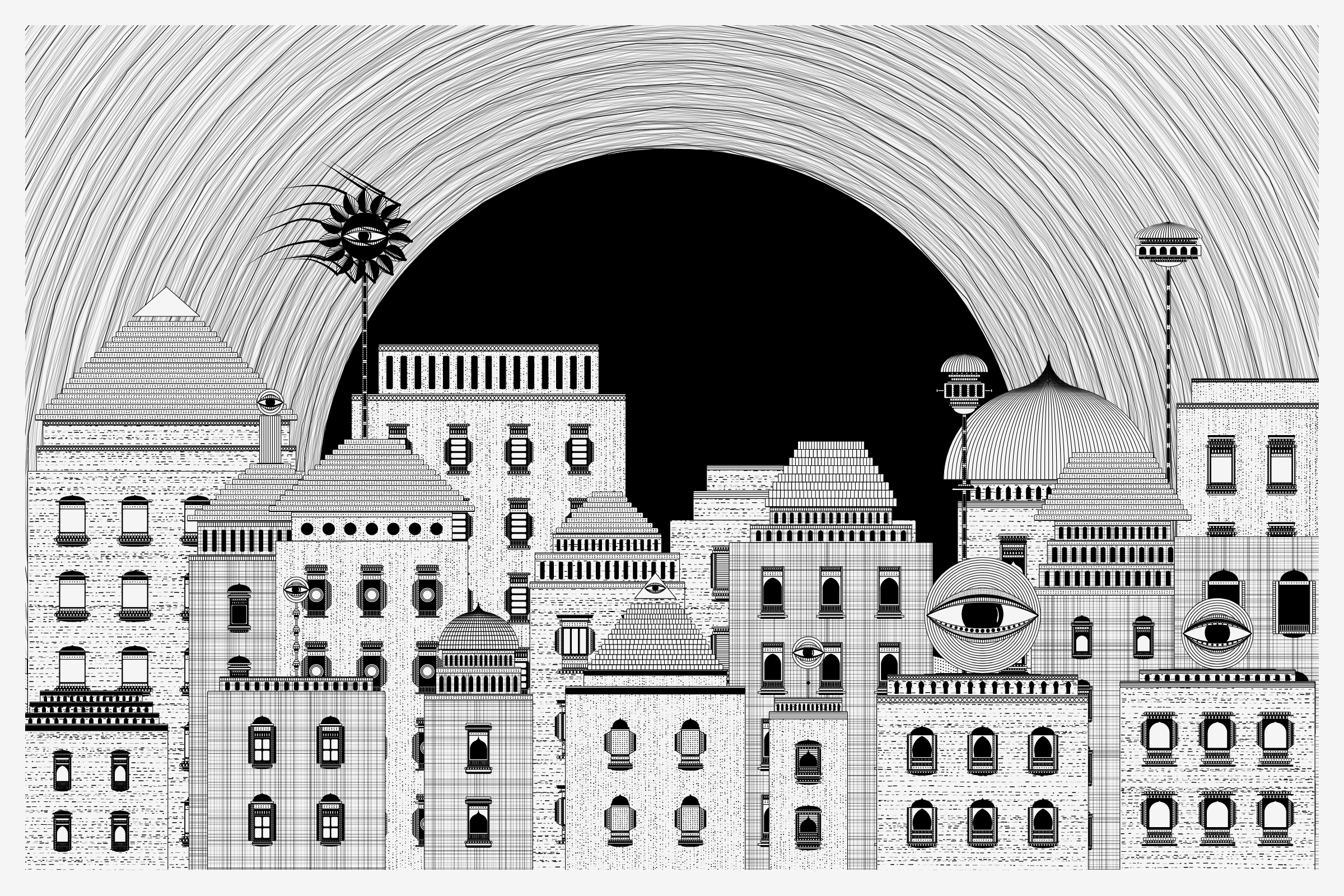 Art Blocks - Art Blocks v2 - Alan Ki Aankhen #237 - NFT # 333000237