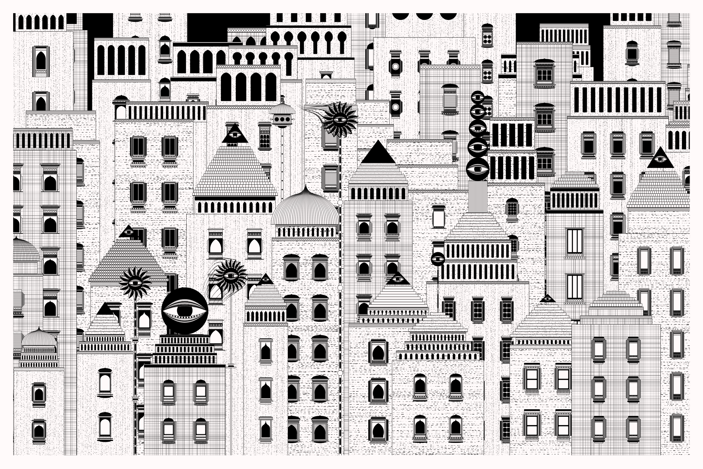 Art Blocks - Art Blocks v2 - Alan Ki Aankhen #242 - NFT # 333000242