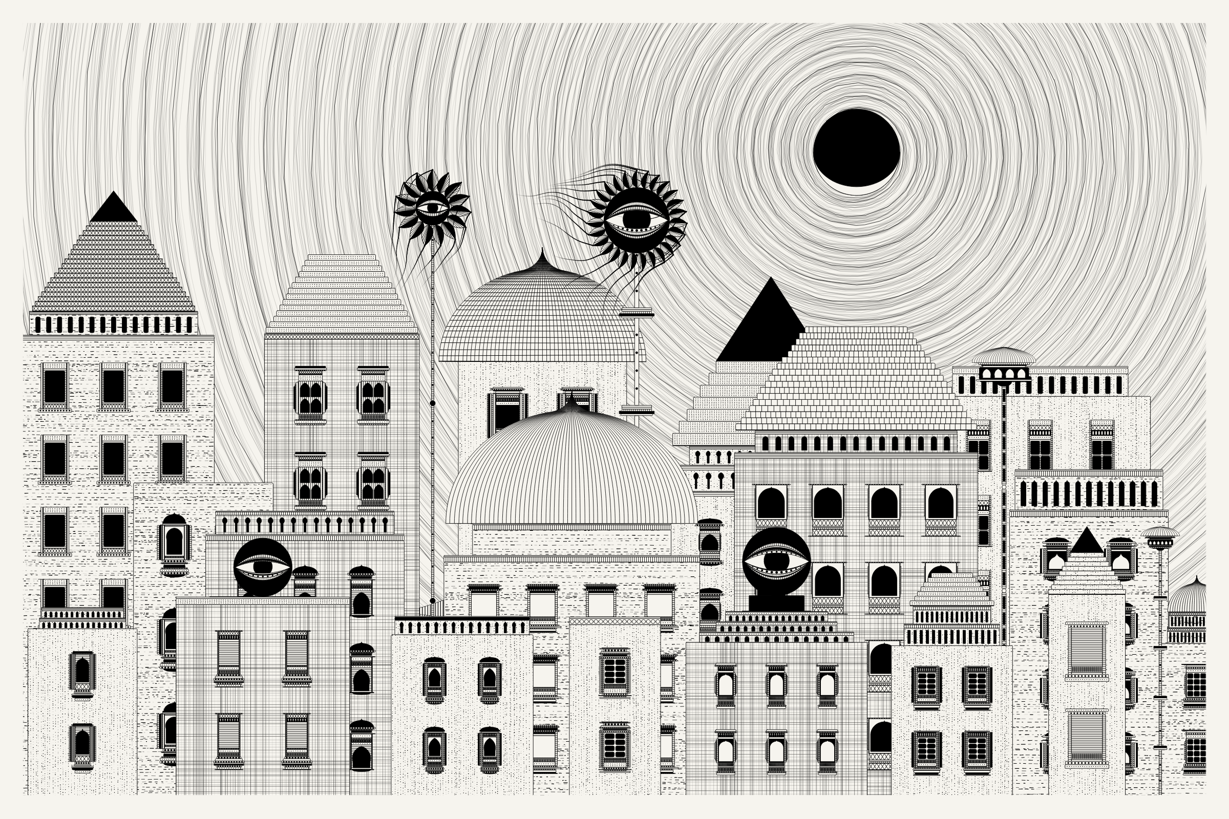 Art Blocks - Art Blocks v2 - Alan Ki Aankhen #246 - NFT # 333000246