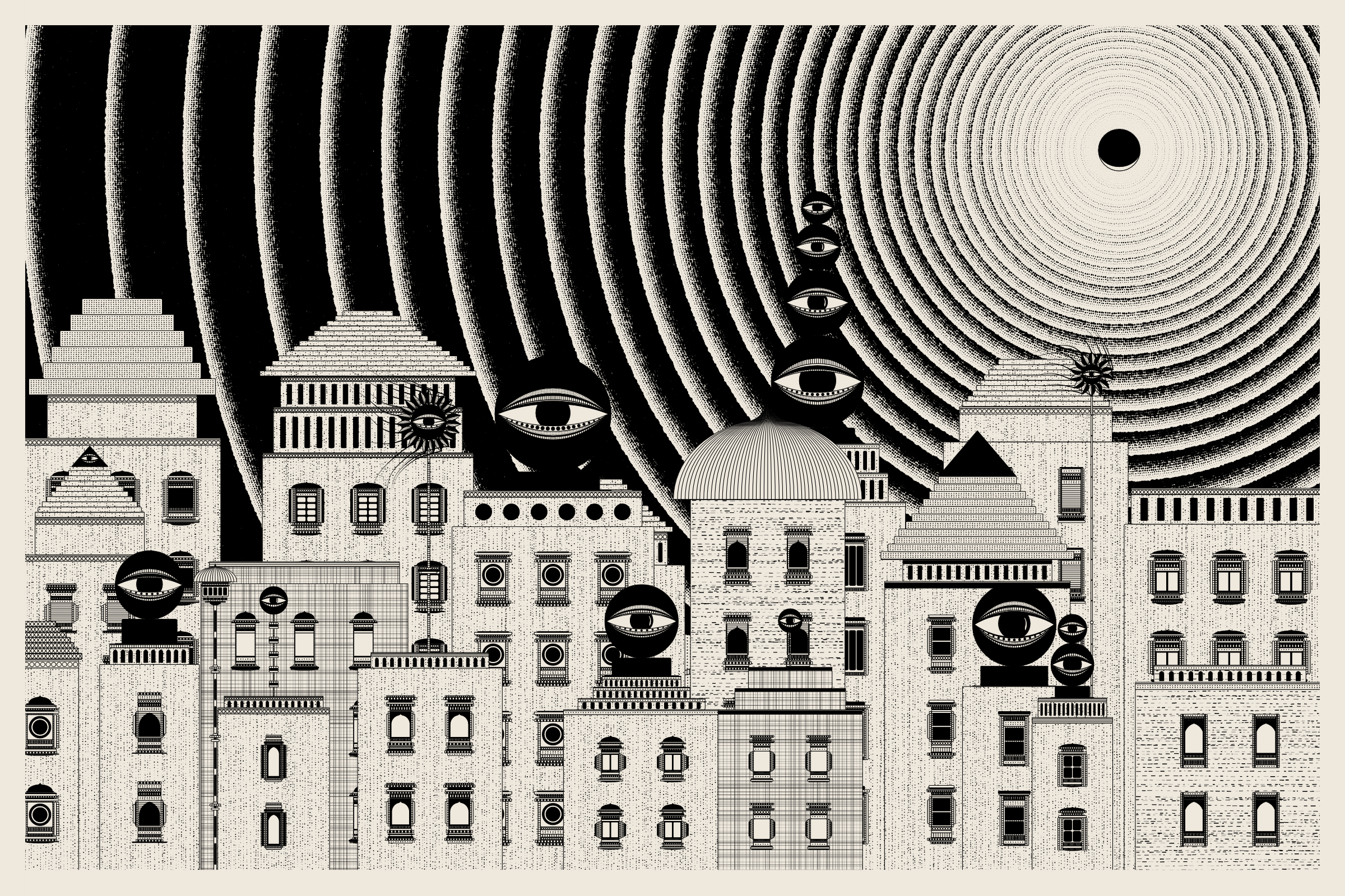 Art Blocks - Art Blocks v2 - Alan Ki Aankhen #250 - NFT # 333000250