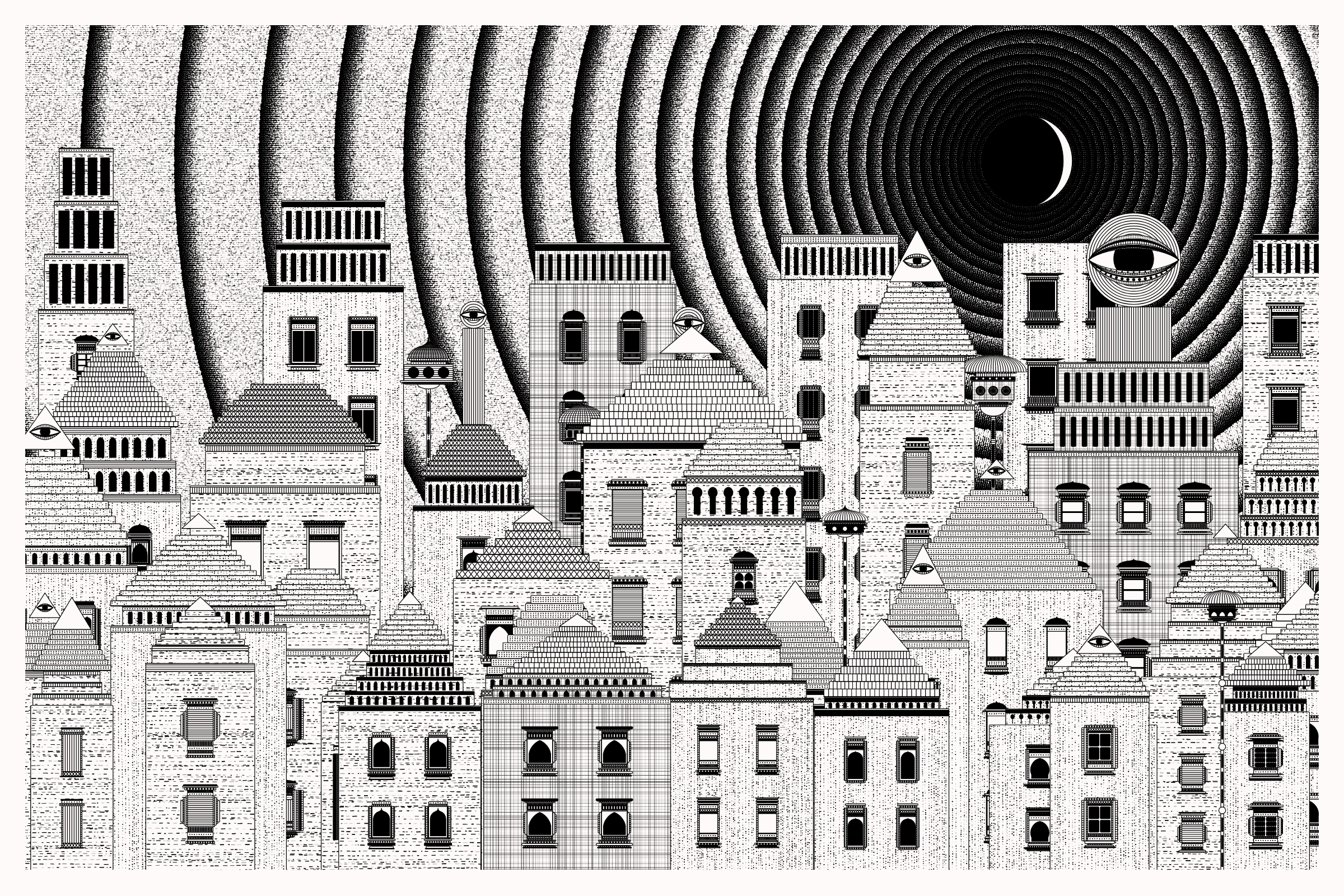 Art Blocks - Art Blocks v2 - Alan Ki Aankhen #251 - NFT # 333000251