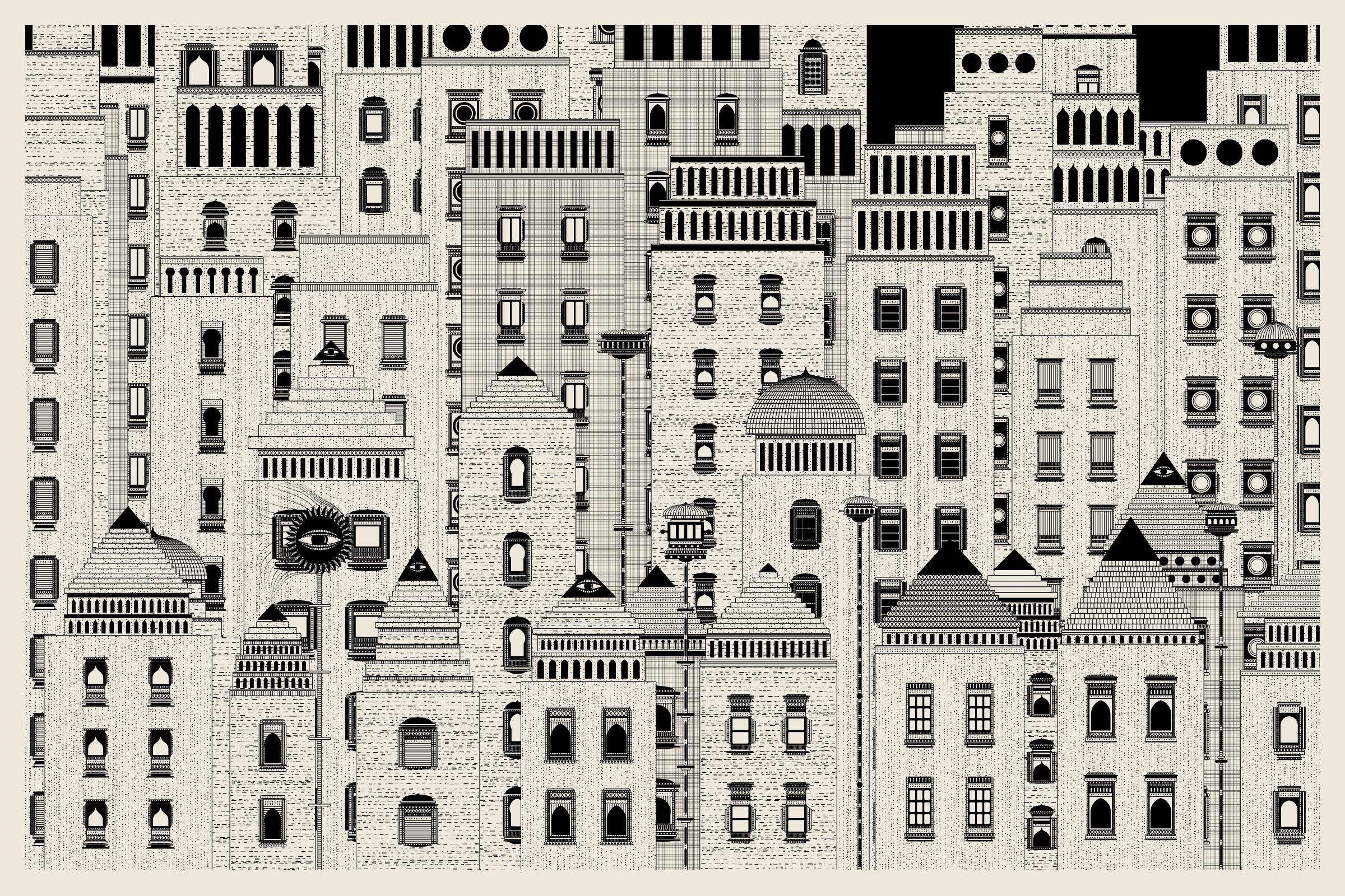 Art Blocks - Art Blocks v2 - Alan Ki Aankhen #252 - NFT # 333000252