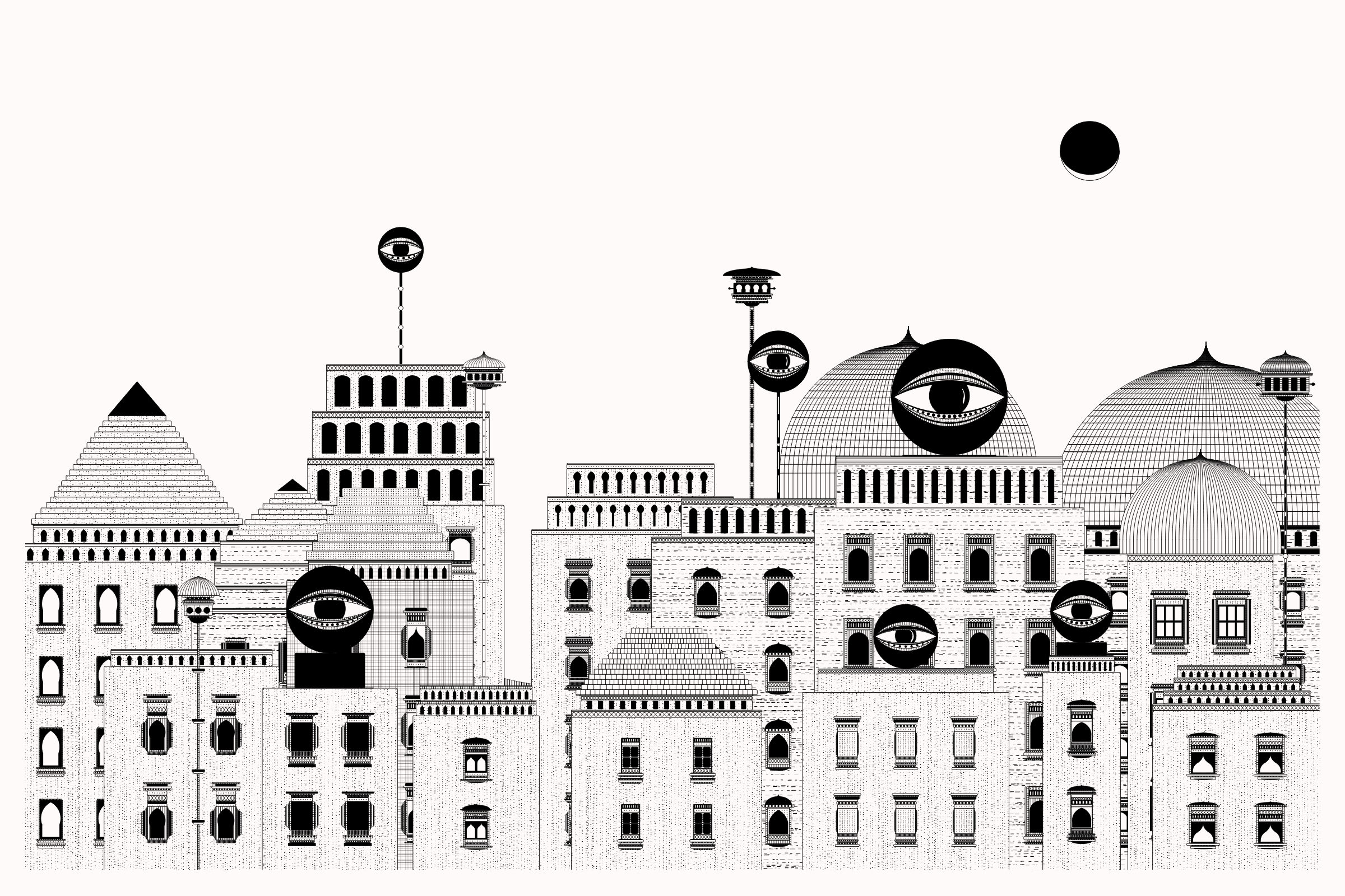 Art Blocks - Art Blocks v2 - Alan Ki Aankhen #254 - NFT # 333000254