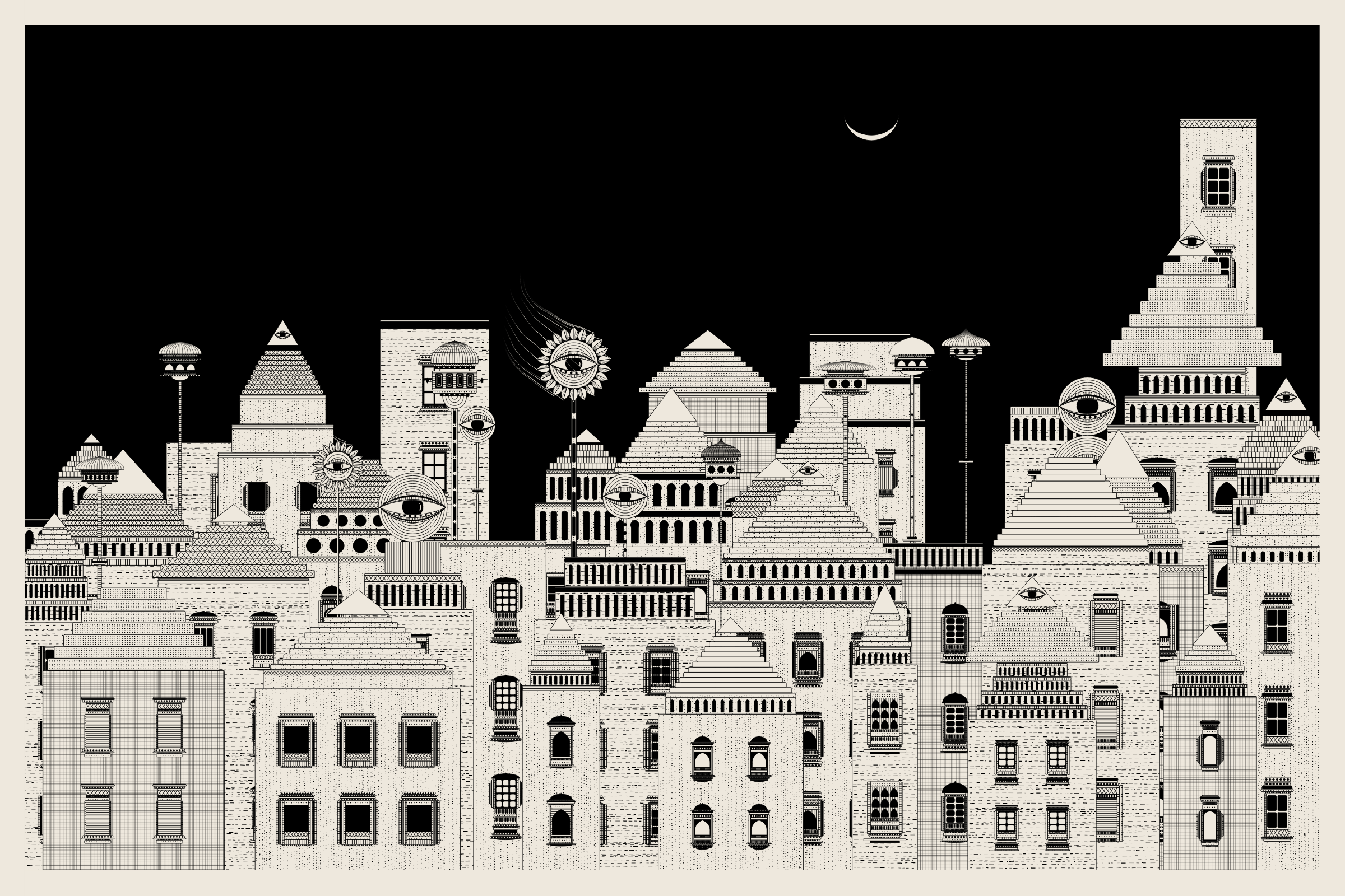 Art Blocks - Art Blocks v2 - Alan Ki Aankhen #259 - NFT # 333000259