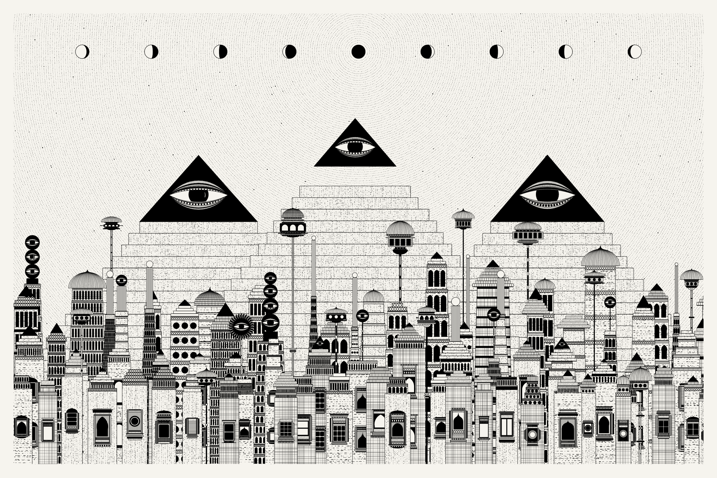 Art Blocks - Art Blocks v2 - Alan Ki Aankhen #262 - NFT # 333000262