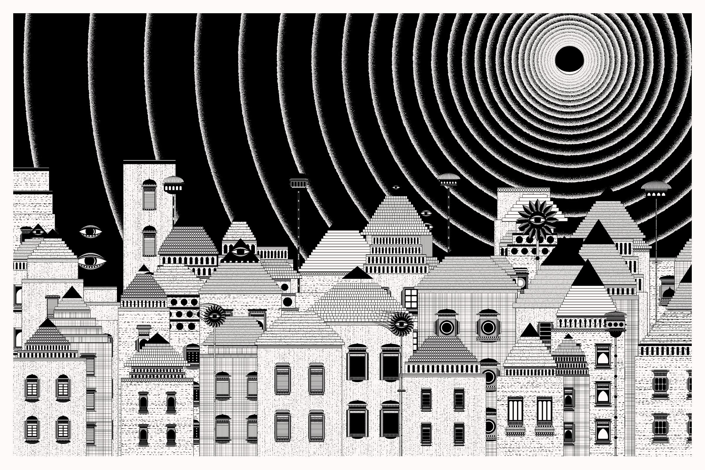 Art Blocks - Art Blocks v2 - Alan Ki Aankhen #263 - NFT # 333000263