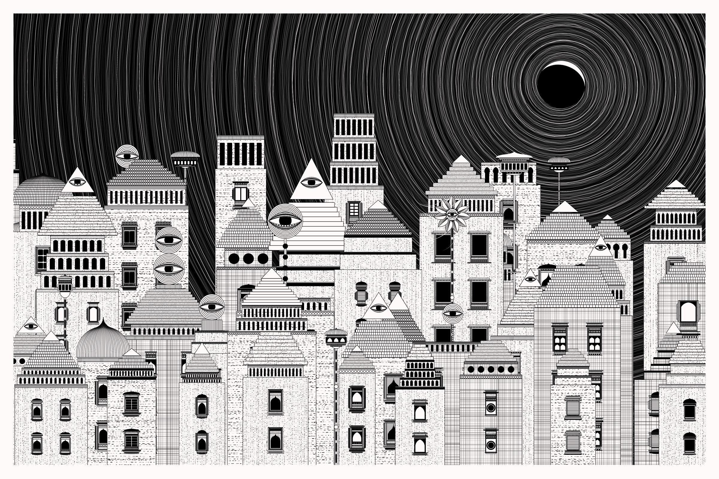 Art Blocks - Art Blocks v2 - Alan Ki Aankhen #264 - NFT # 333000264