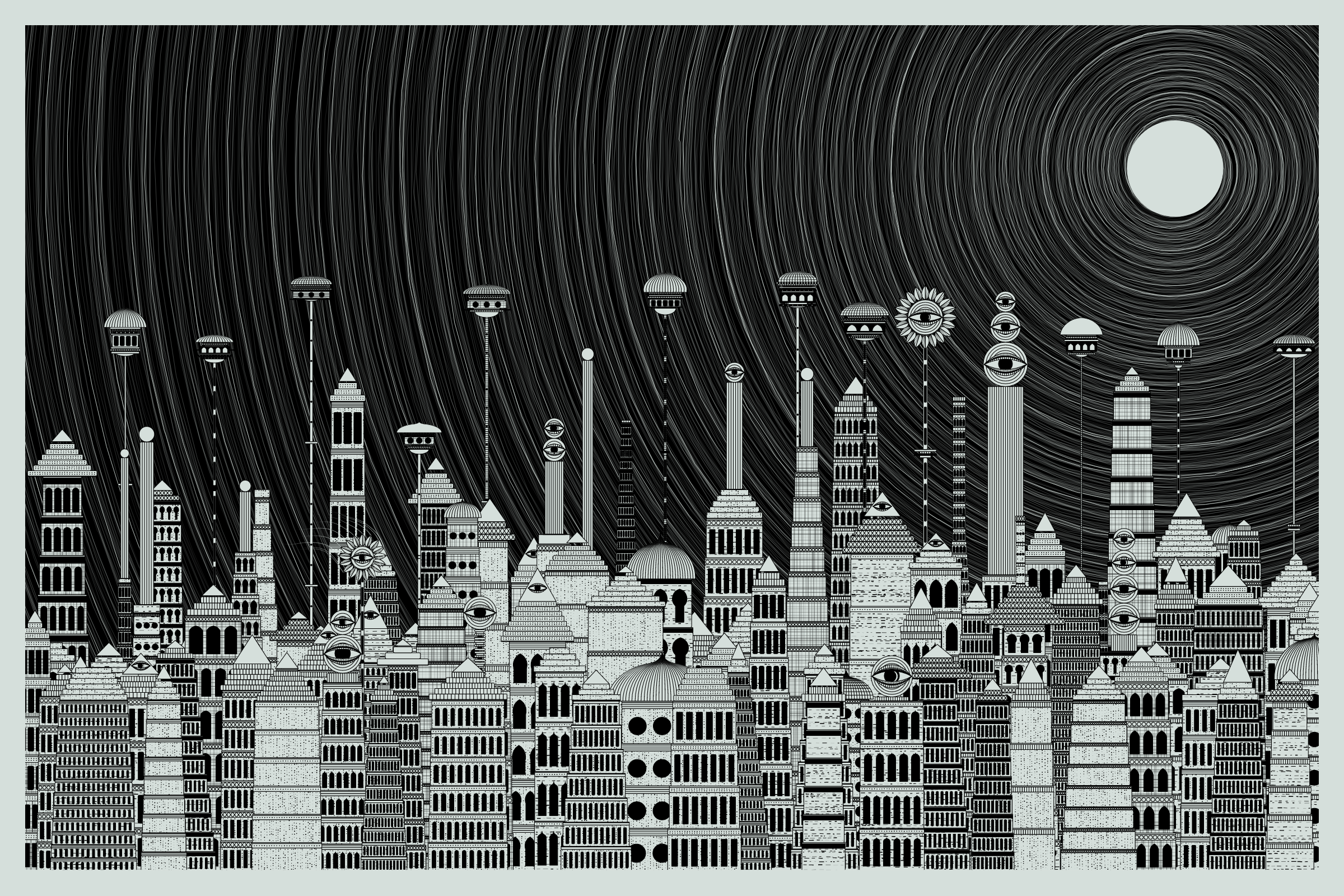 Art Blocks - Art Blocks v2 - Alan Ki Aankhen #265 - NFT # 333000265