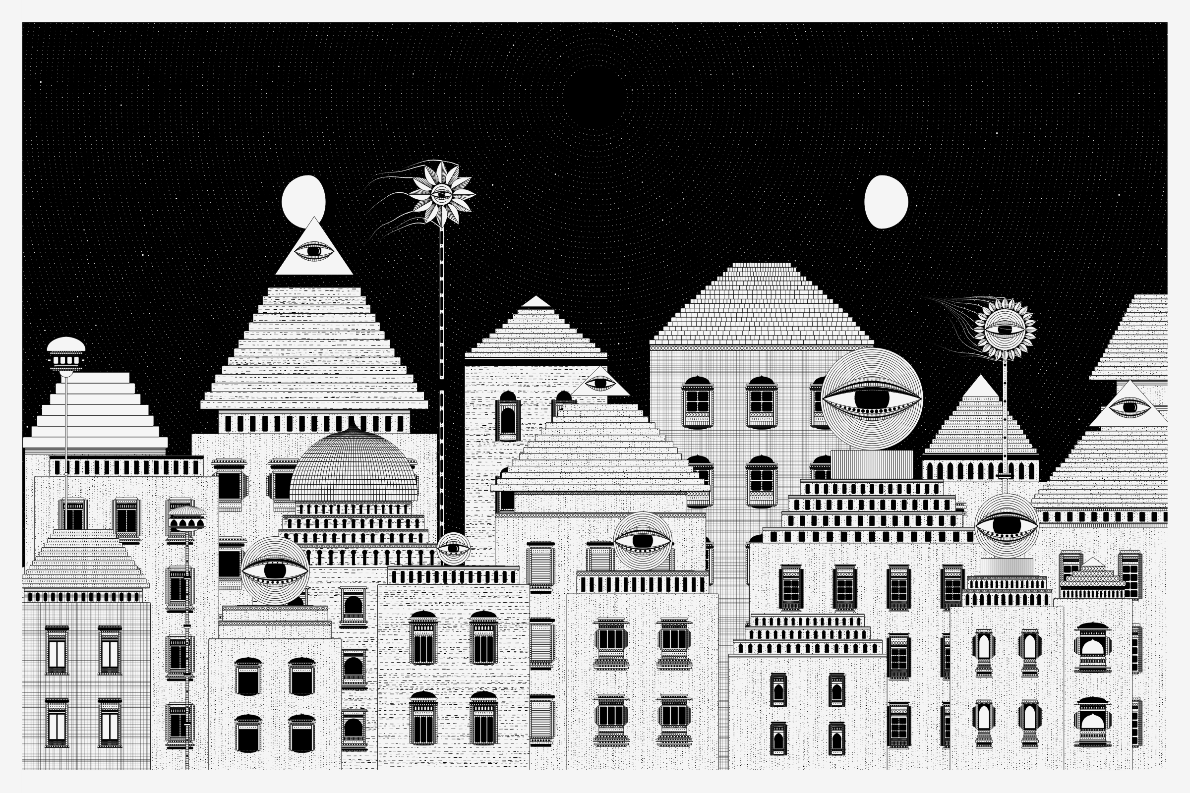 Art Blocks - Art Blocks v2 - Alan Ki Aankhen #268 - NFT # 333000268