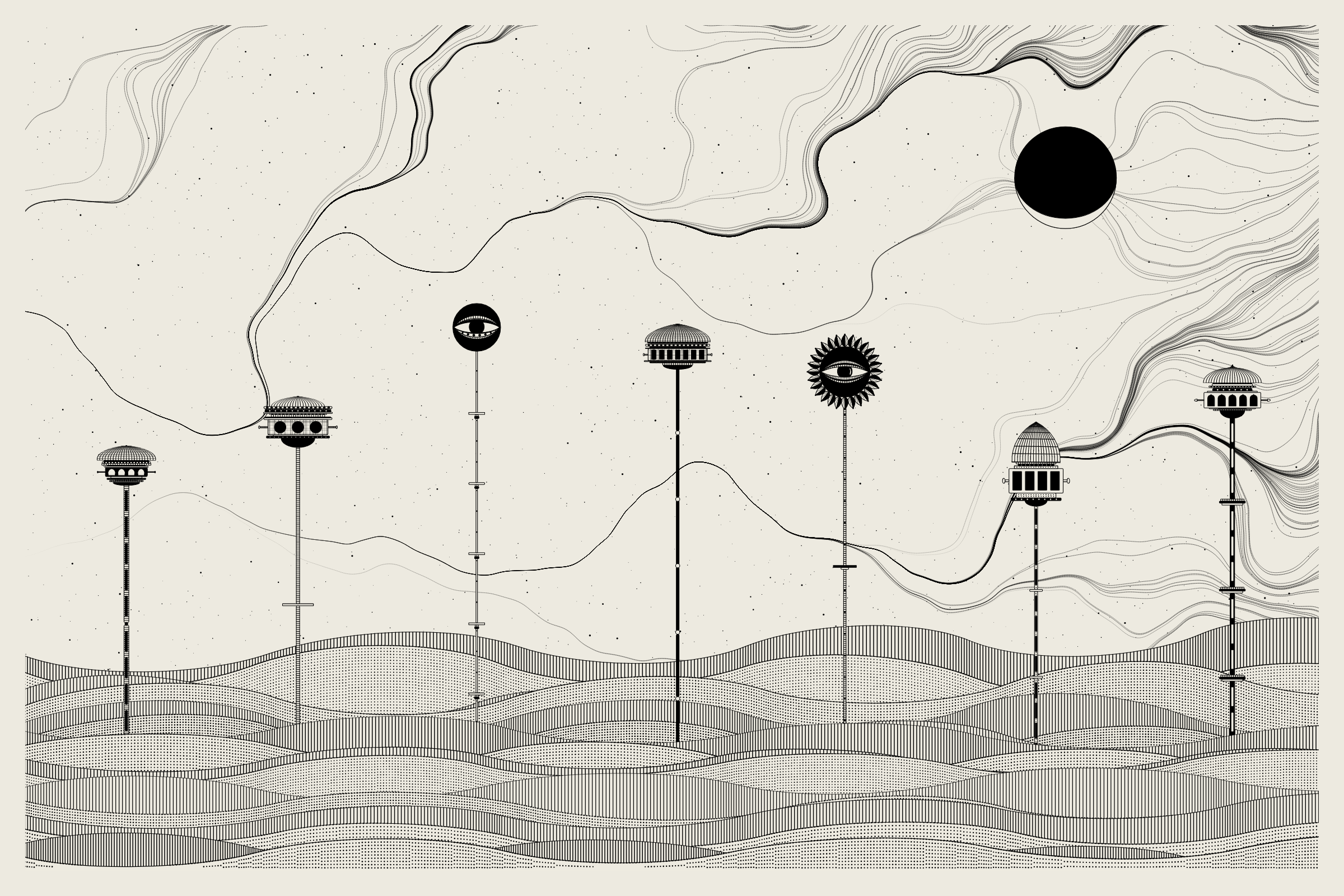 Art Blocks - Art Blocks v2 - Alan Ki Aankhen #270 - NFT # 333000270