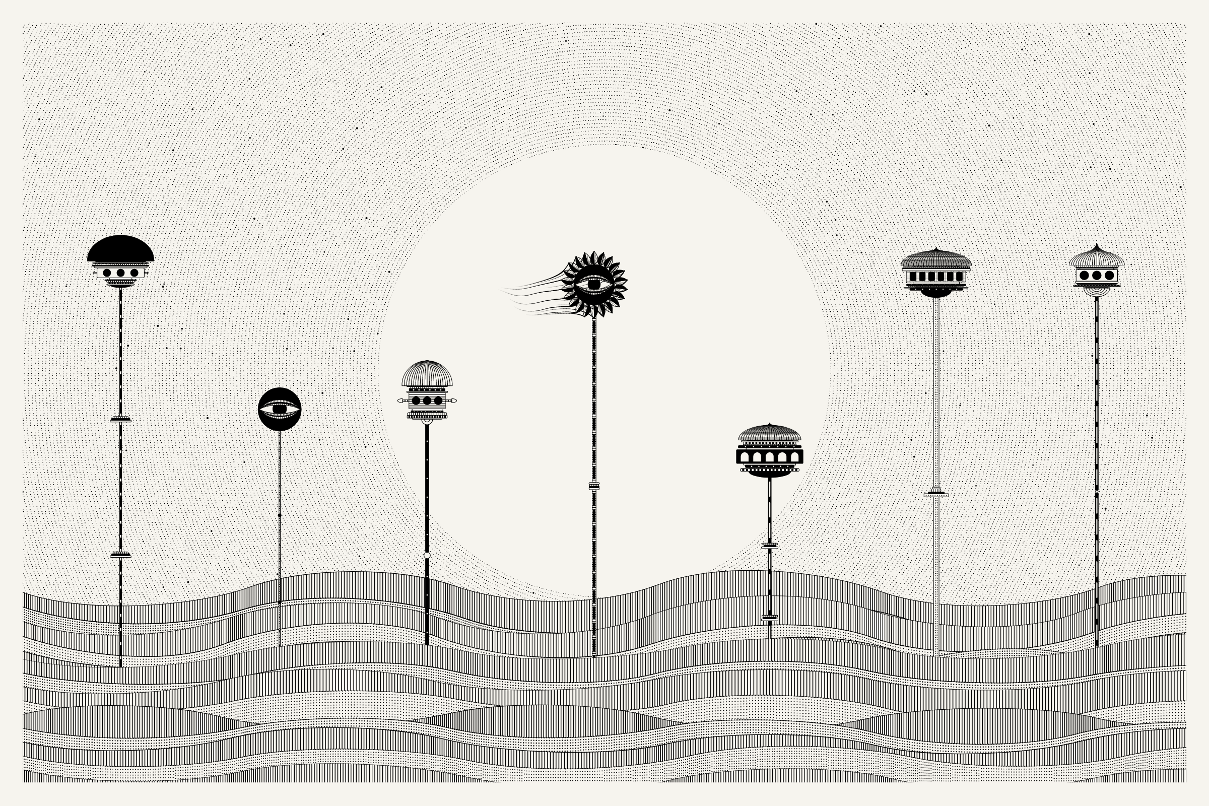 Art Blocks - Art Blocks v2 - Alan Ki Aankhen #280 - NFT # 333000280