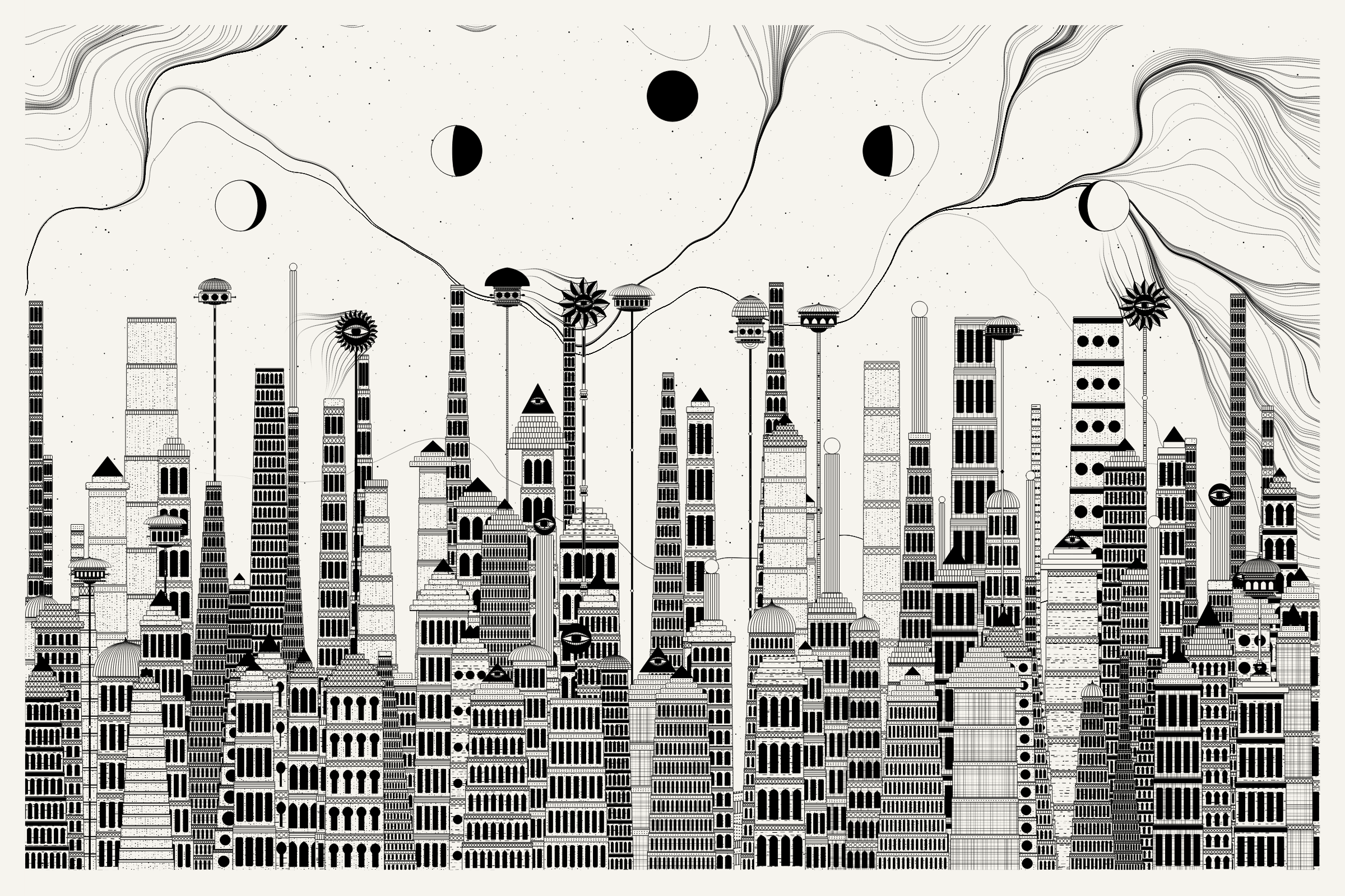 Art Blocks - Art Blocks v2 - Alan Ki Aankhen #282 - NFT # 333000282