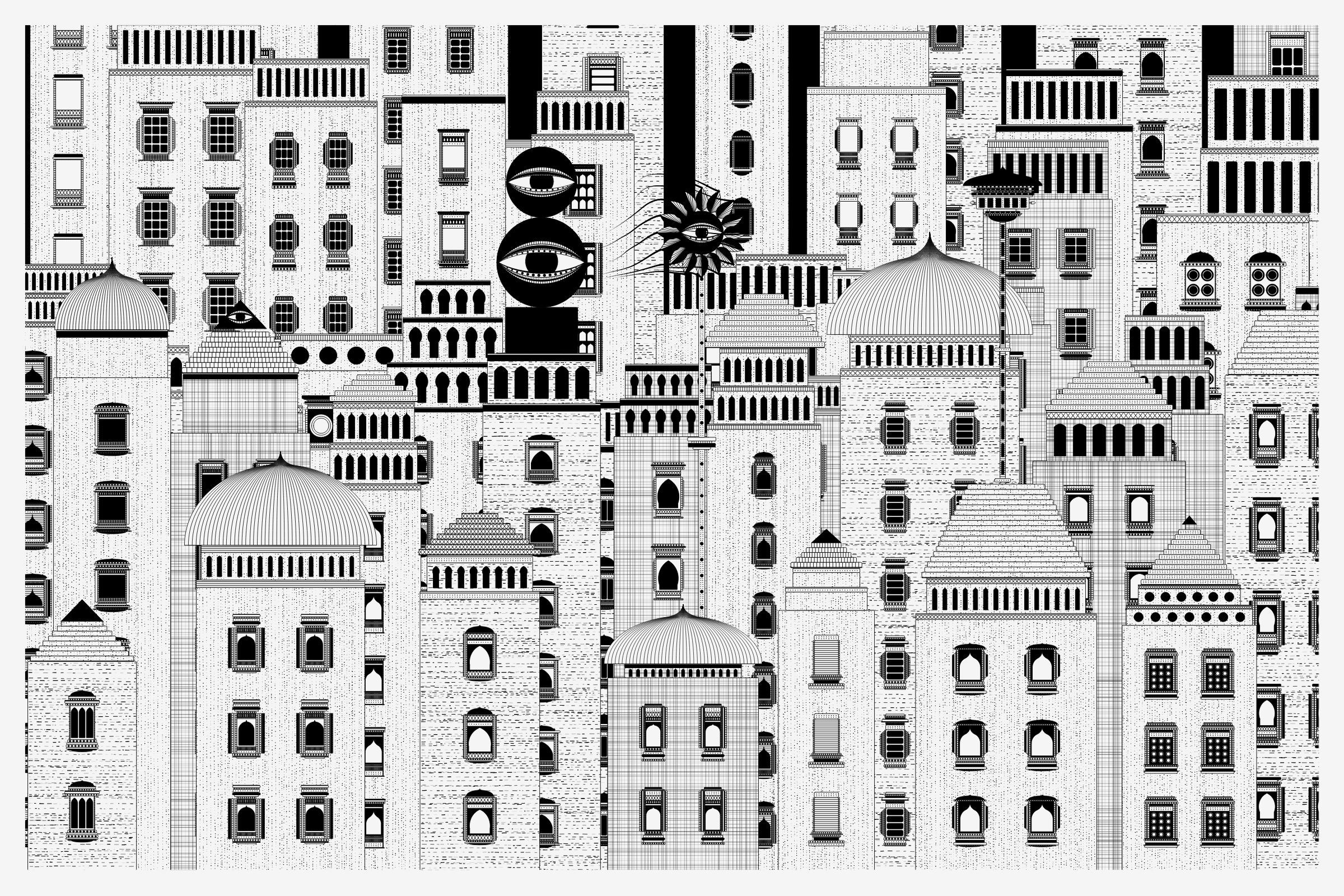 Art Blocks - Art Blocks v2 - Alan Ki Aankhen #287 - NFT # 333000287