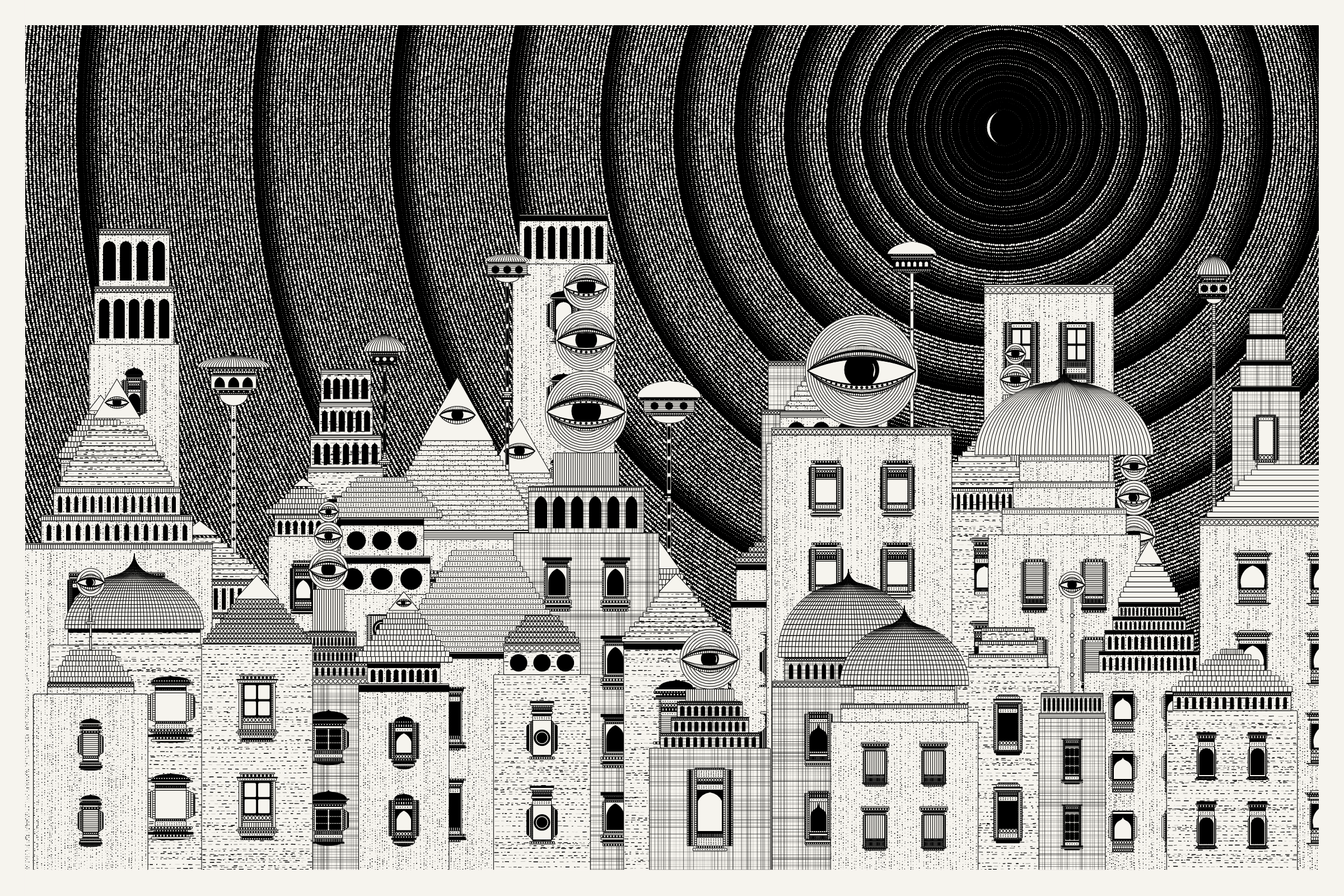 Art Blocks - Art Blocks v2 - Alan Ki Aankhen #288 - NFT # 333000288