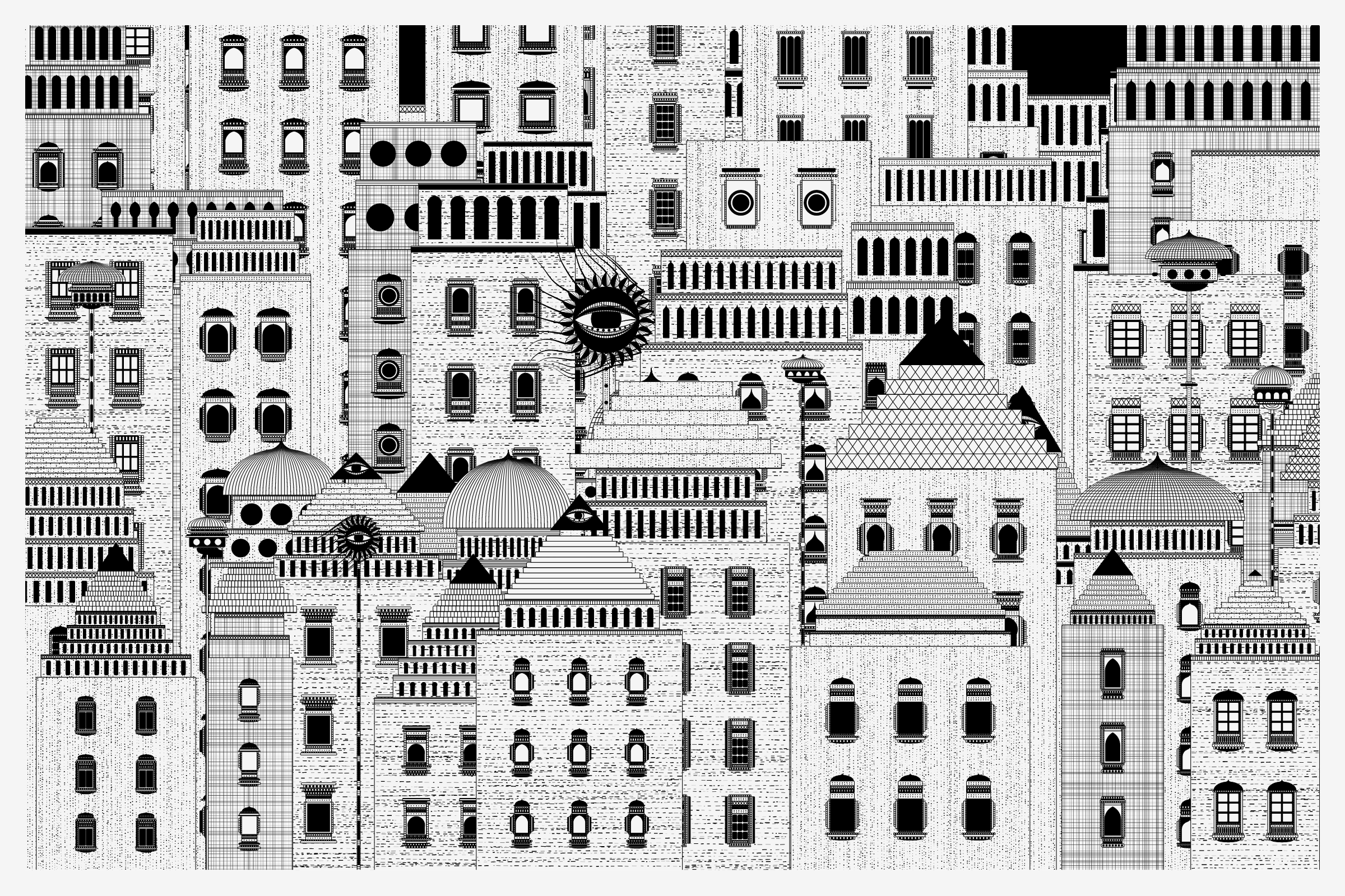 Art Blocks - Art Blocks v2 - Alan Ki Aankhen #291 - NFT # 333000291