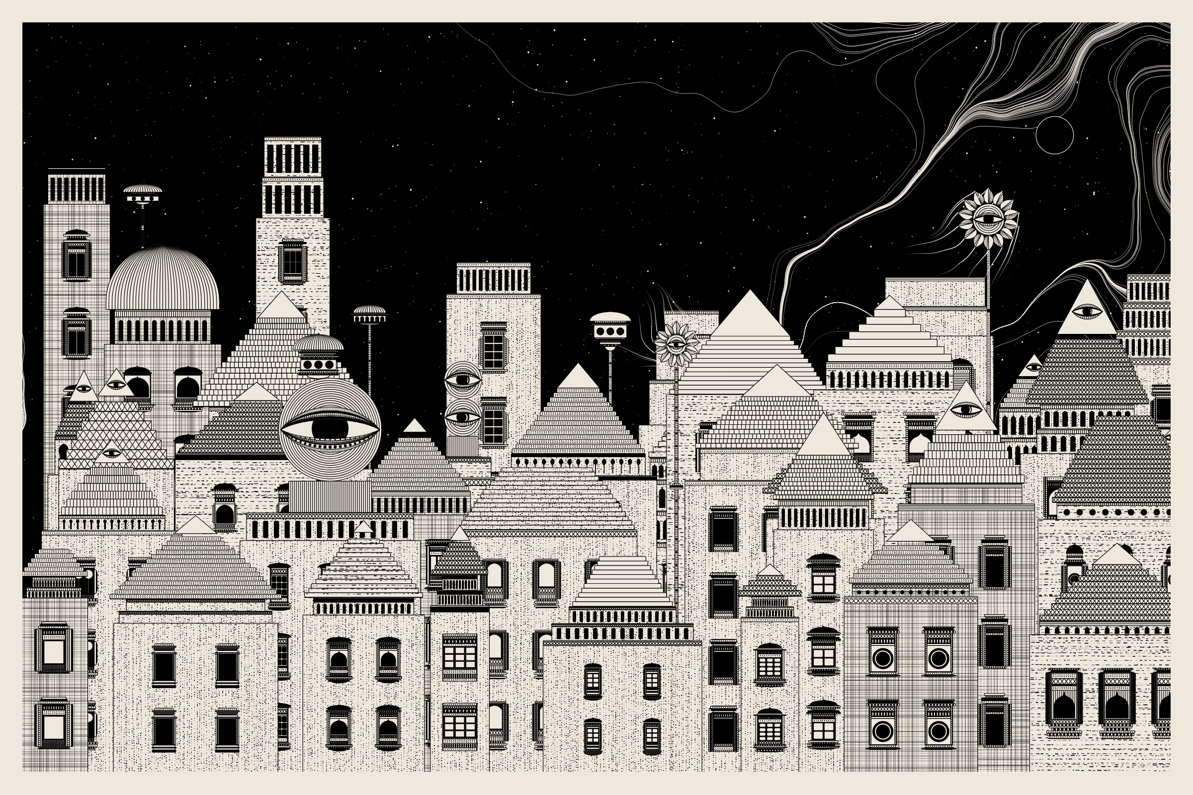 Art Blocks - Art Blocks v2 - Alan Ki Aankhen #295 - NFT # 333000295