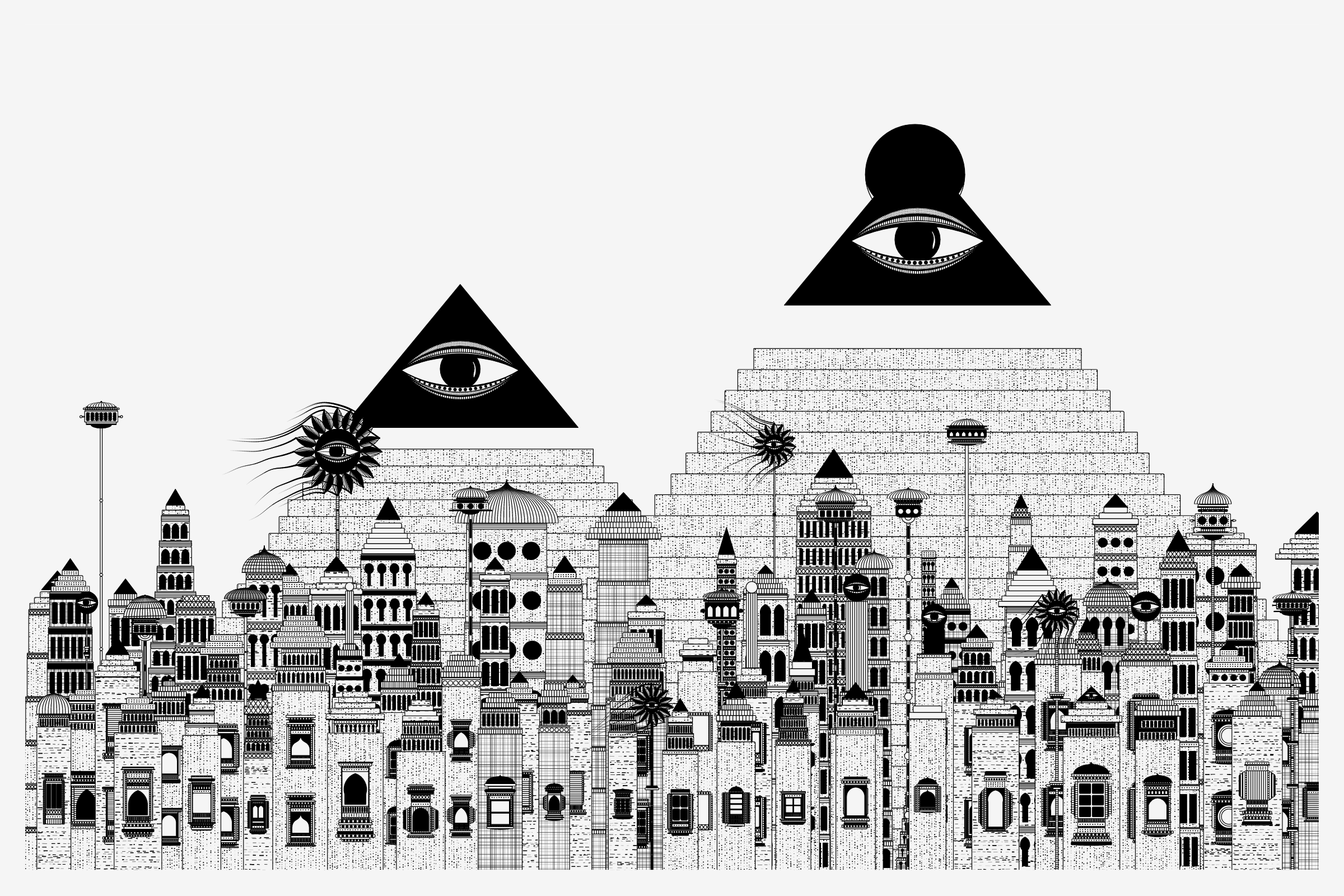 Art Blocks - Art Blocks v2 - Alan Ki Aankhen #296 - NFT # 333000296