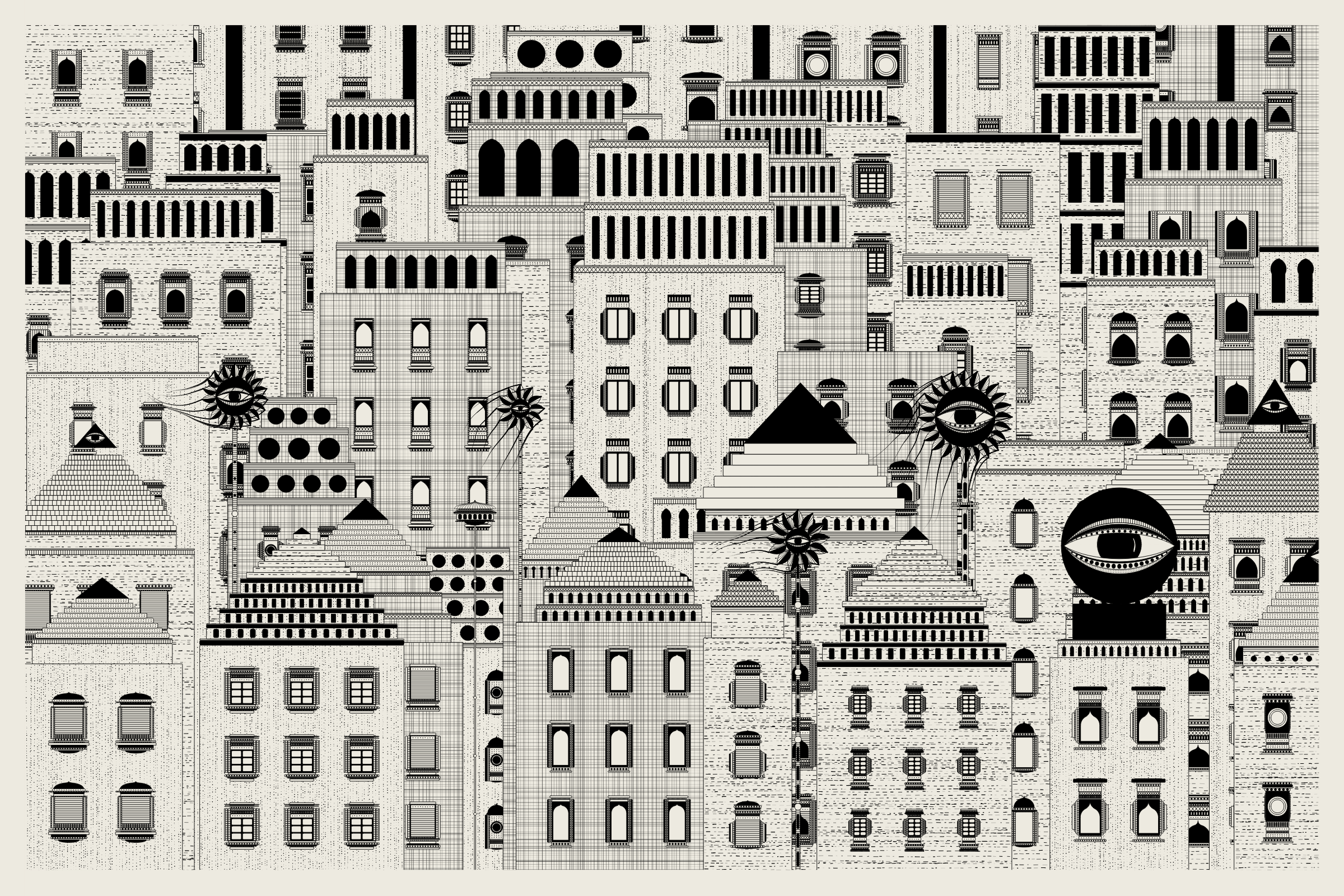 Art Blocks - Art Blocks v2 - Alan Ki Aankhen #300 - NFT # 333000300