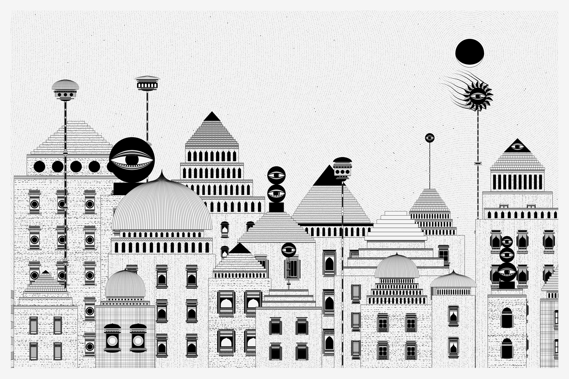 Art Blocks - Art Blocks v2 - Alan Ki Aankhen #310 - NFT # 333000310