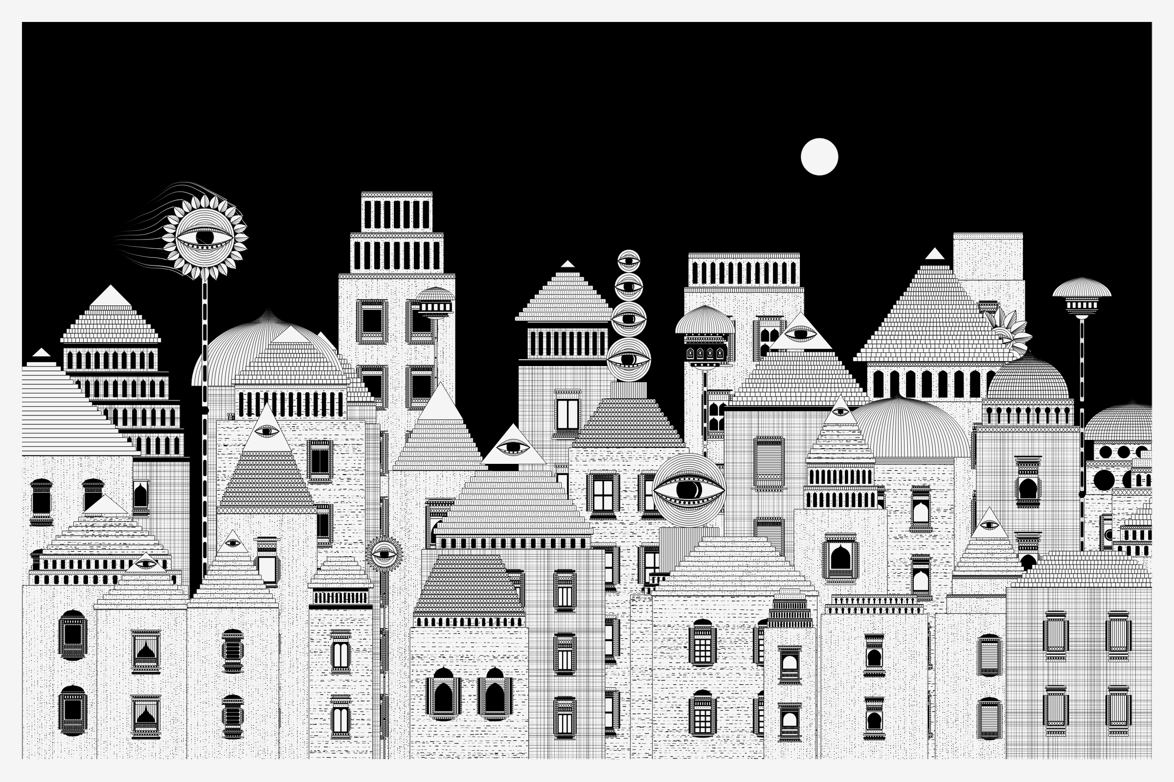 Art Blocks - Art Blocks v2 - Alan Ki Aankhen #313 - NFT # 333000313