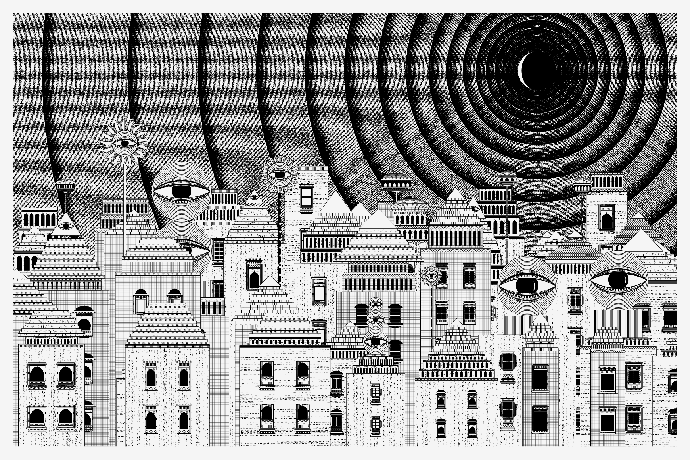 Art Blocks - Art Blocks v2 - Alan Ki Aankhen #315 - NFT # 333000315