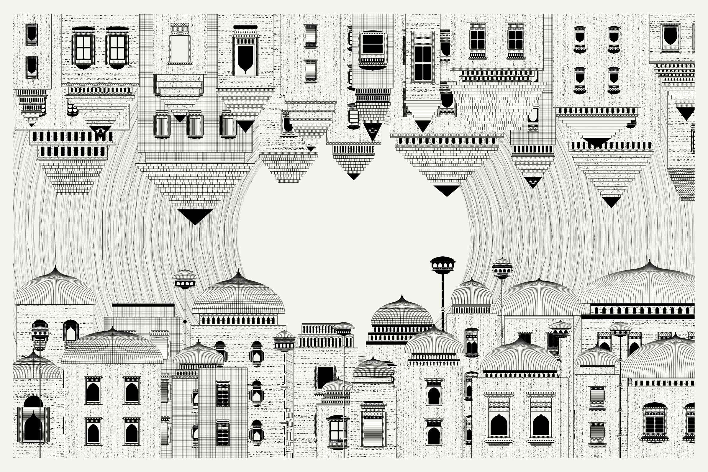 Art Blocks - Art Blocks v2 - Alan Ki Aankhen #317 - NFT # 333000317