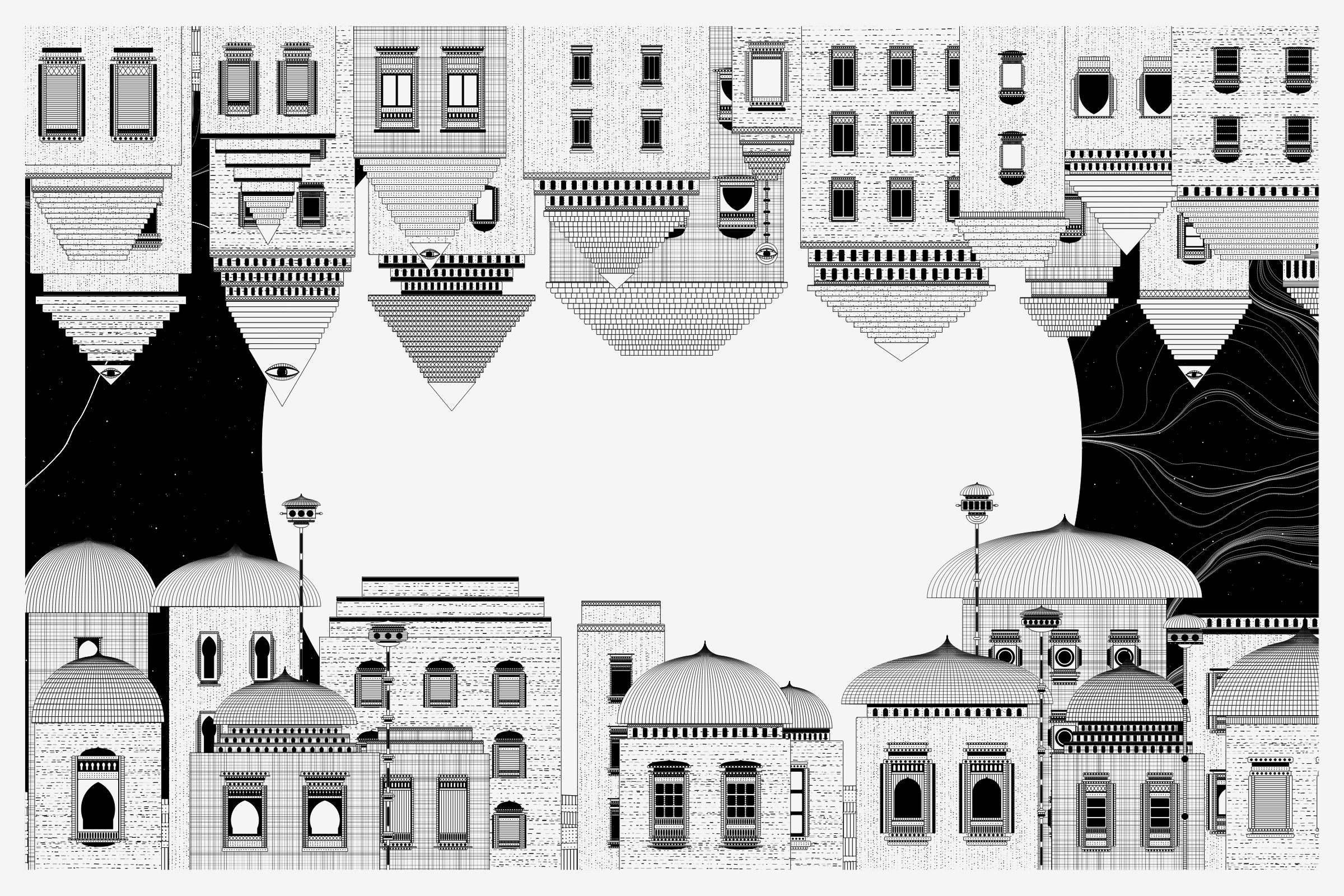 Art Blocks - Art Blocks v2 - Alan Ki Aankhen #321 - NFT # 333000321