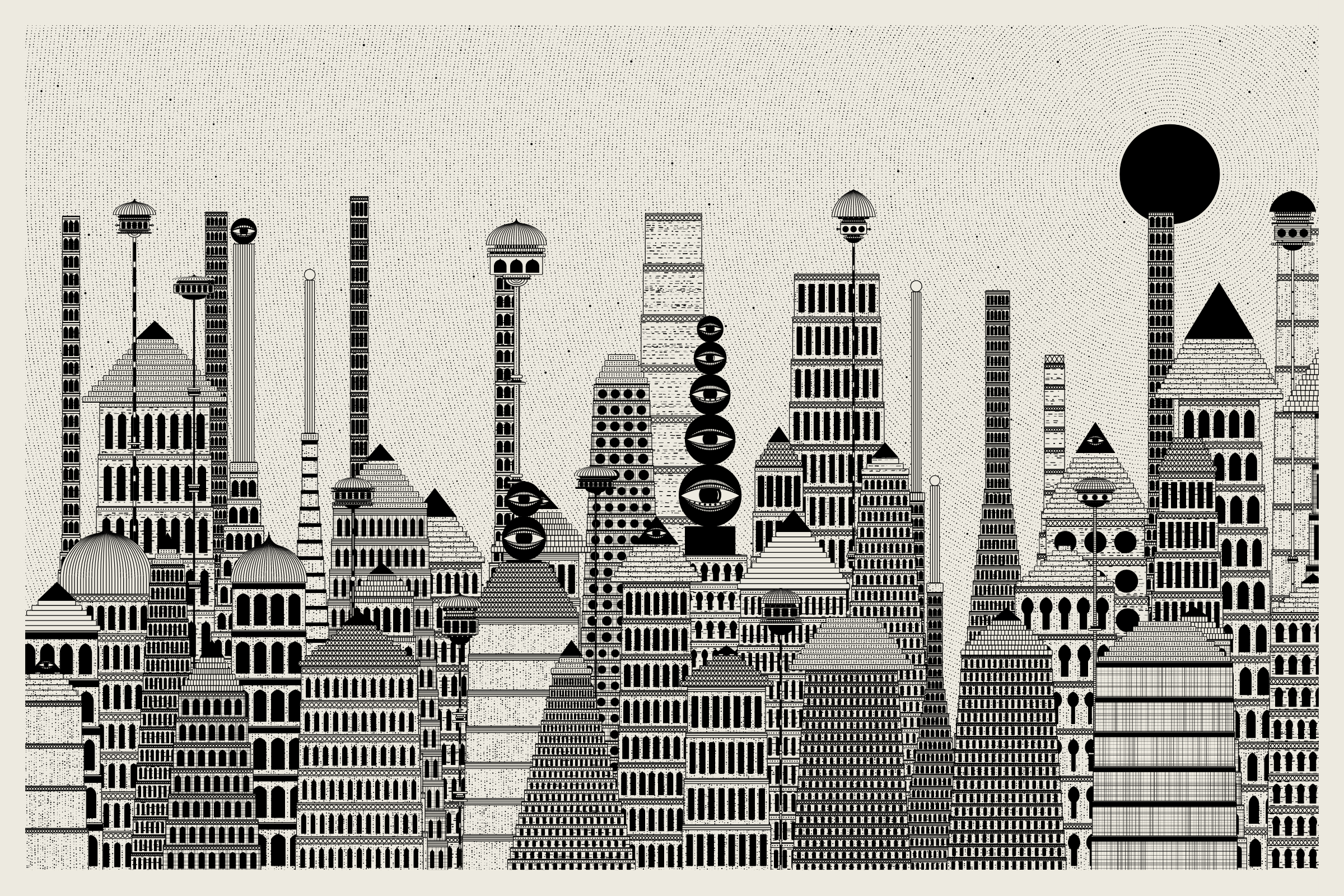 Art Blocks - Art Blocks v2 - Alan Ki Aankhen #322 - NFT # 333000322