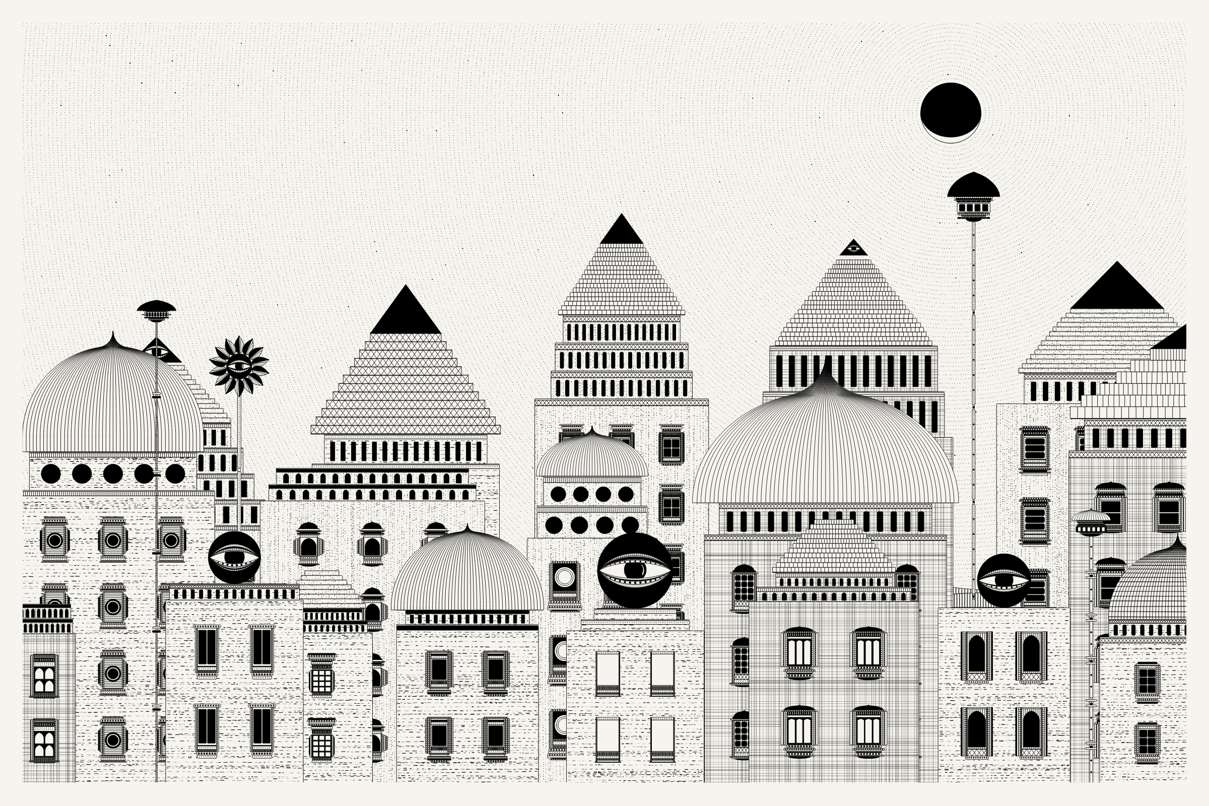 Art Blocks - Art Blocks v2 - Alan Ki Aankhen #325 - NFT # 333000325