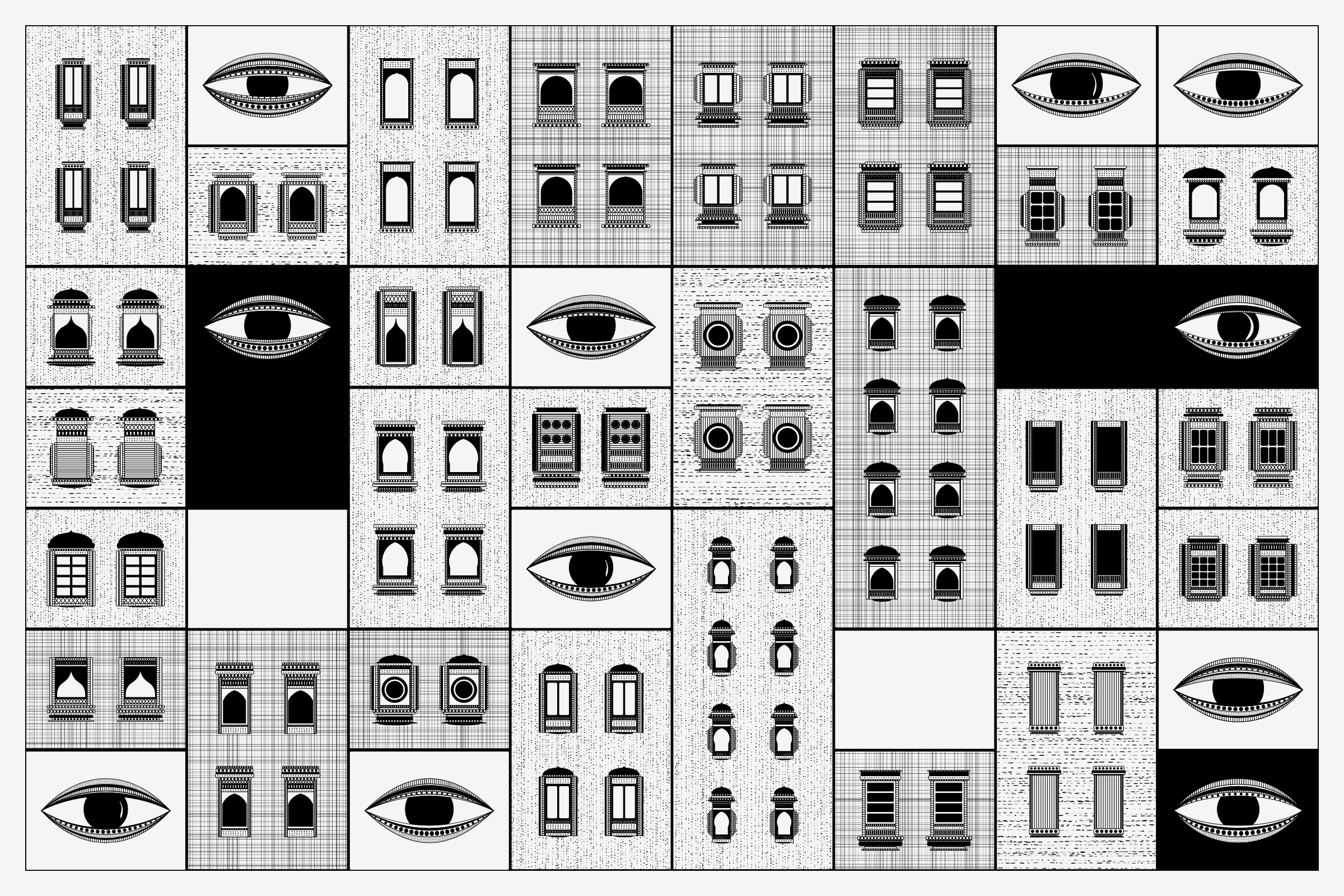 Art Blocks - Art Blocks v2 - Alan Ki Aankhen #328 - NFT # 333000328