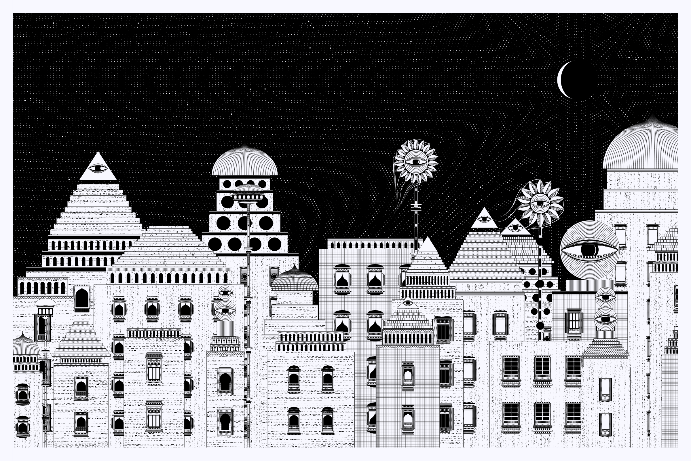 Art Blocks - Art Blocks v2 - Alan Ki Aankhen #333 - NFT # 333000333