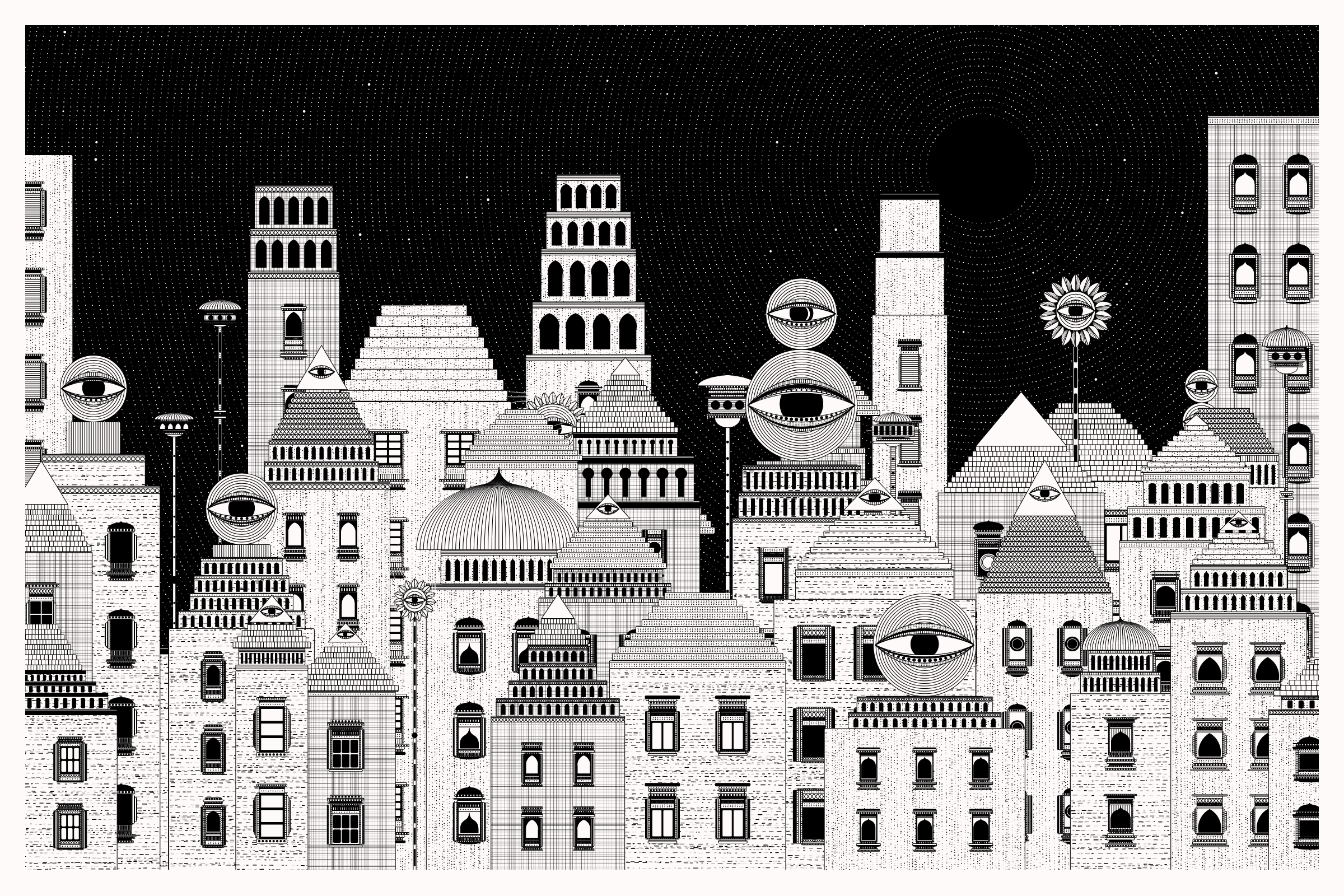 Art Blocks - Art Blocks v2 - Alan Ki Aankhen #336 - NFT # 333000336