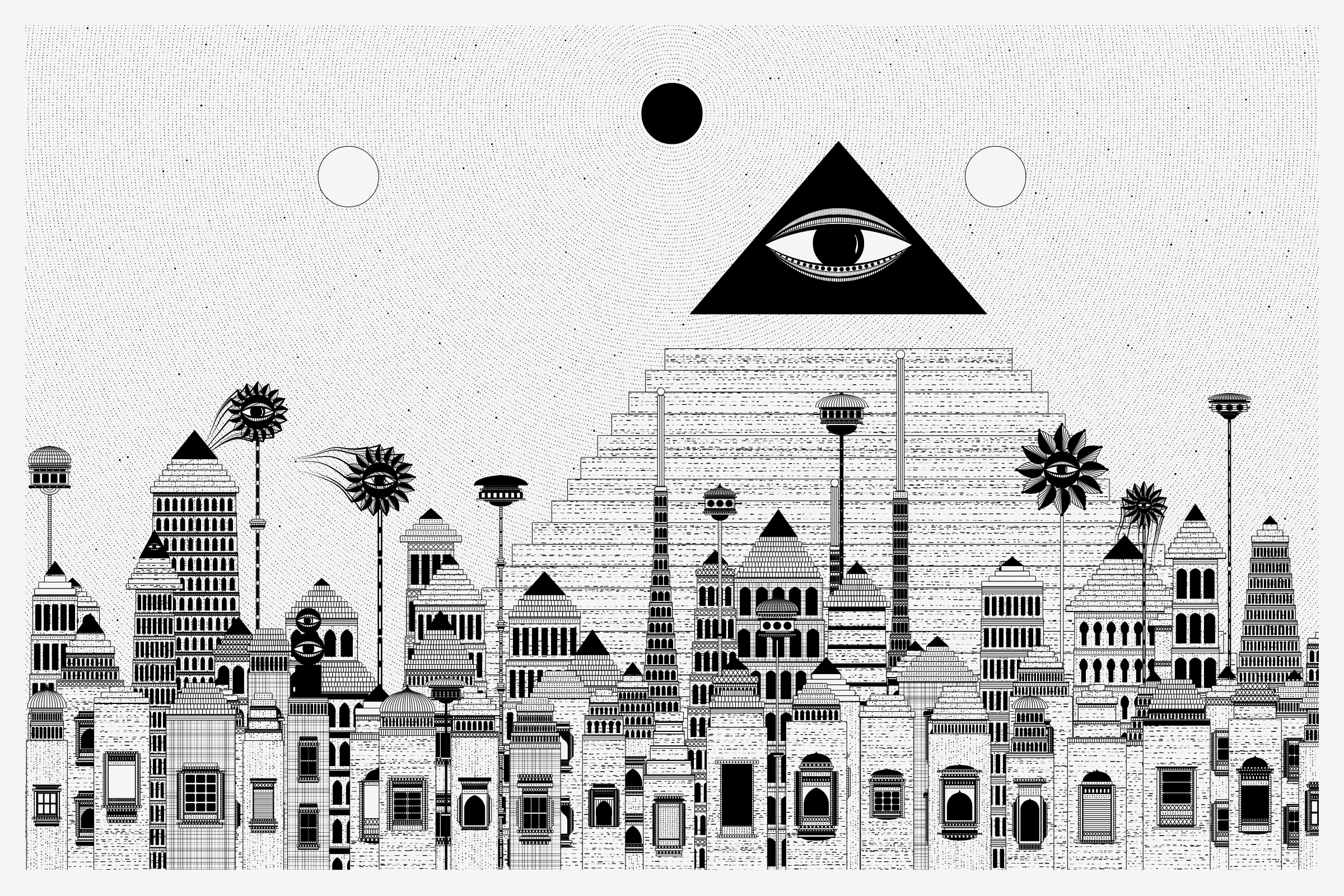 Art Blocks - Art Blocks v2 - Alan Ki Aankhen #337 - NFT # 333000337